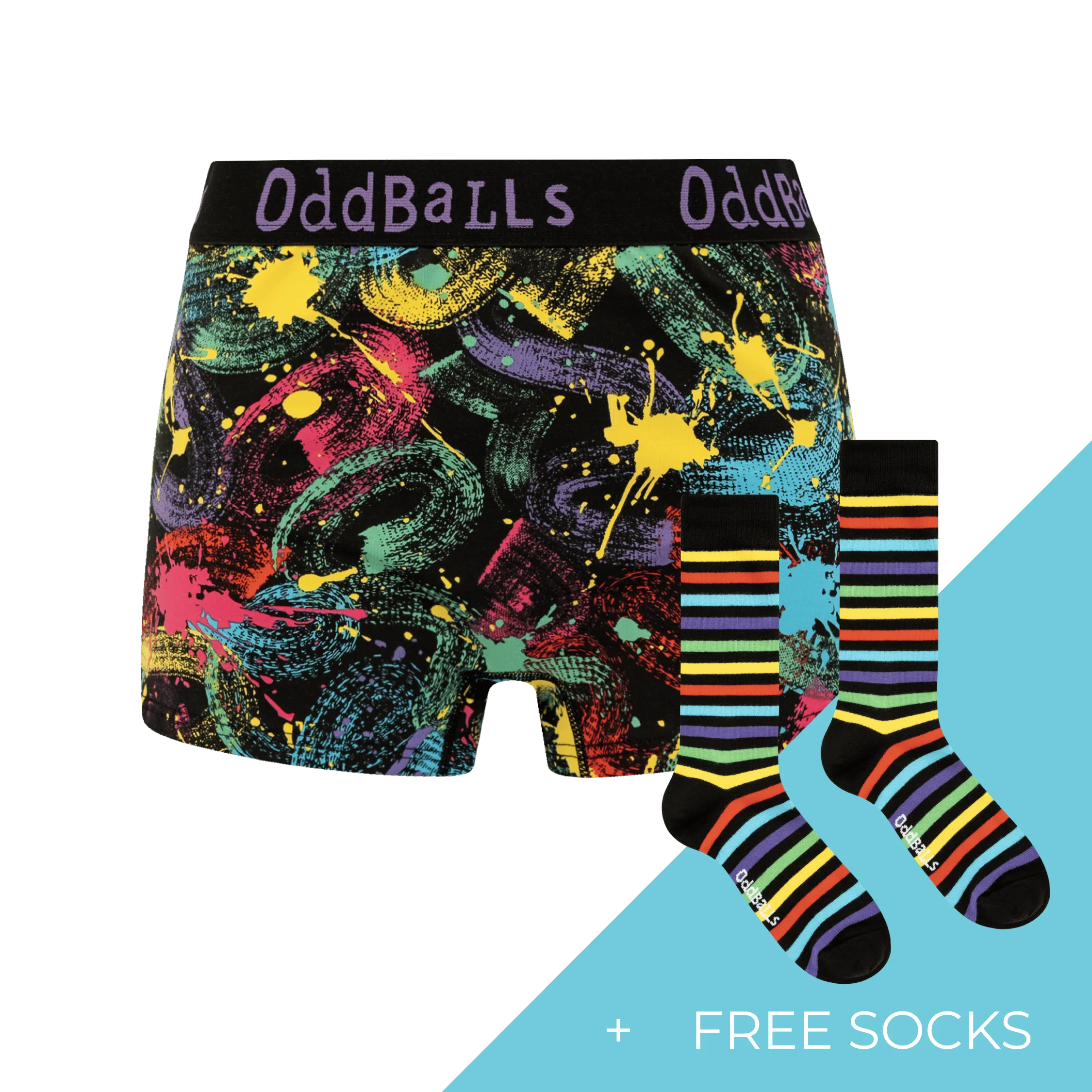 Women's Patterned Cotton Boxer Shorts Subscription - 3 Months Prepaid (Free Socks + Free Delivery!)