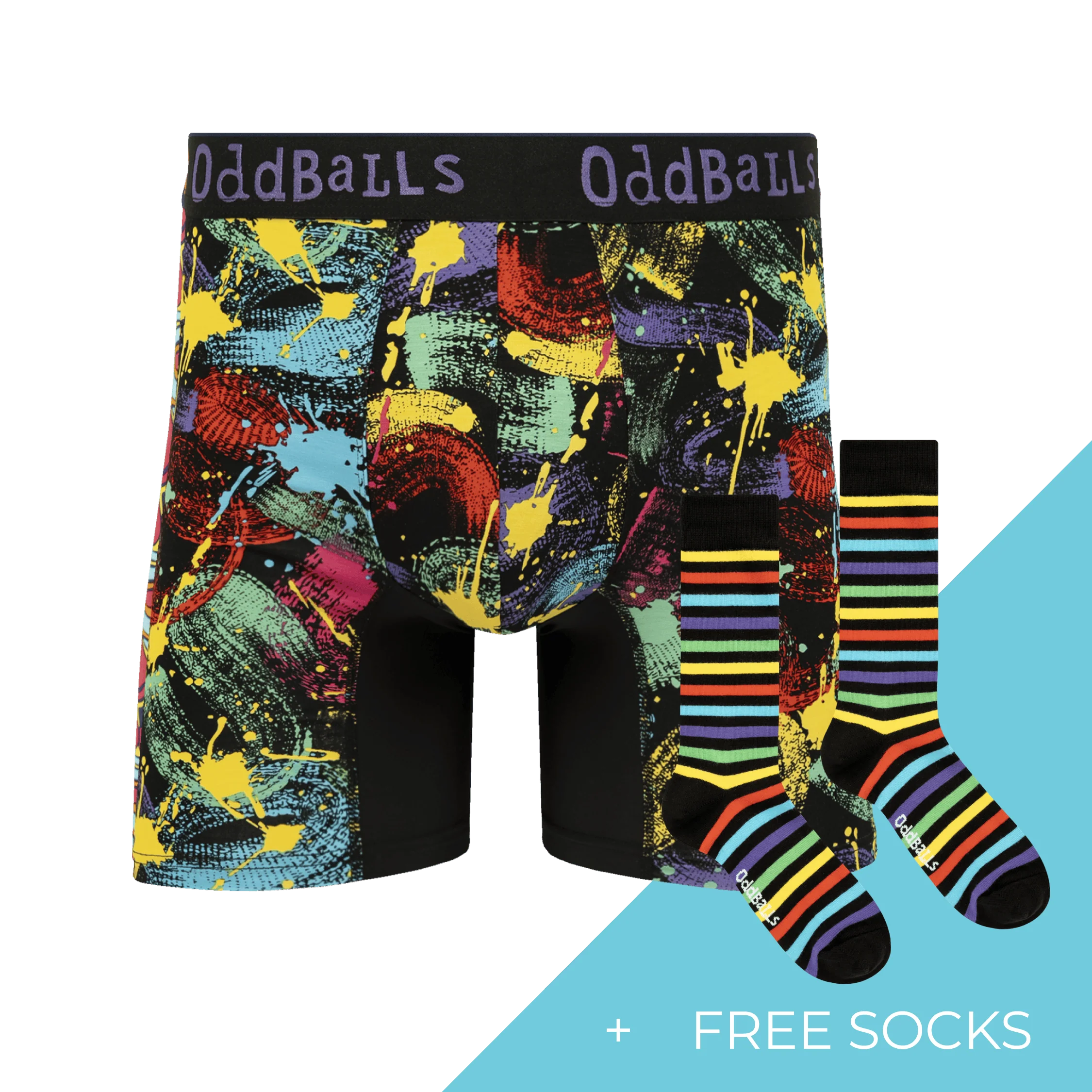 Men's Patterned Bamboo Boxer Shorts Subscription - 3 Months Prepaid (Free Socks + Free Delivery!)
