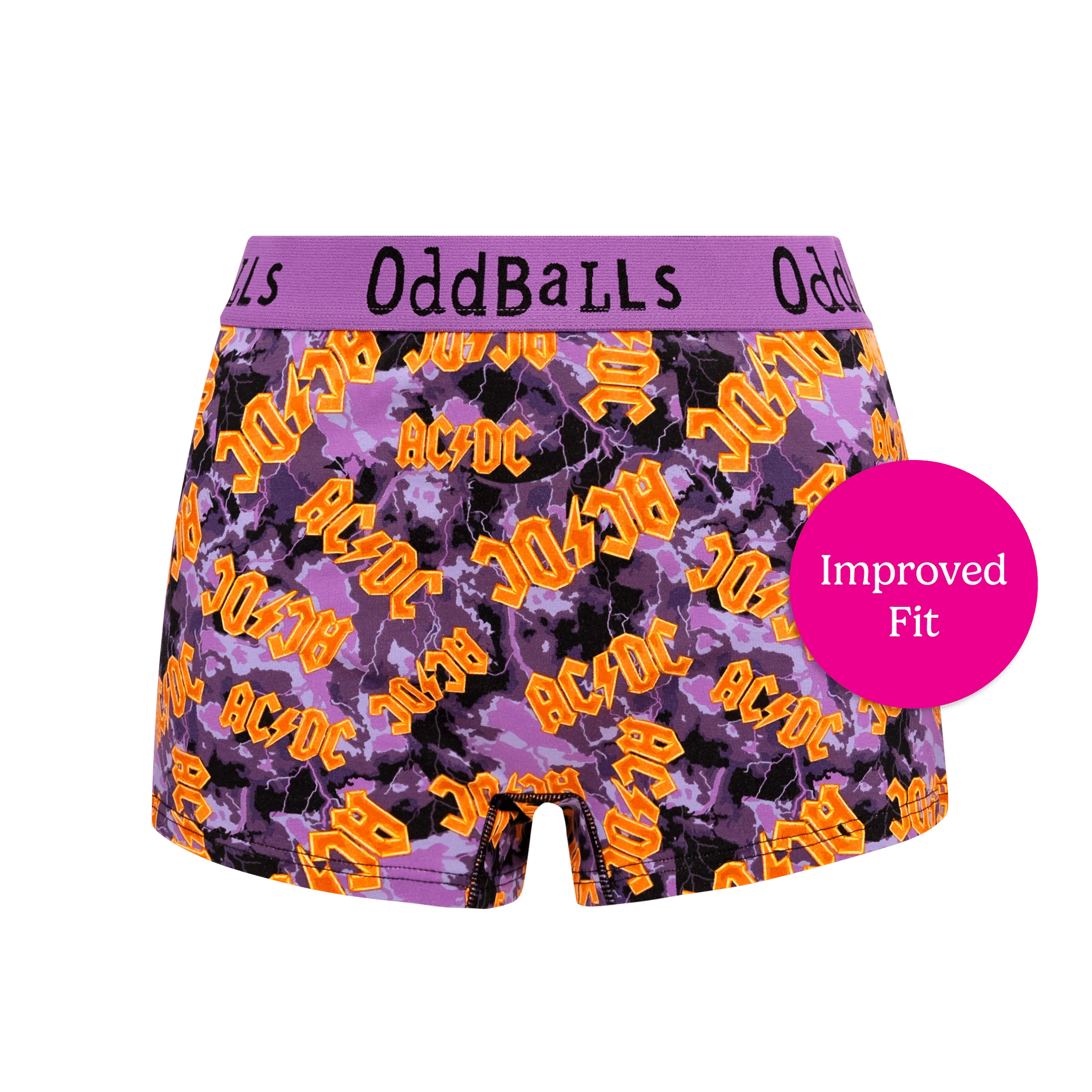 AC/DC Bundle - Ladies Boxer Shorts 2 Pack Bundle - Image 4