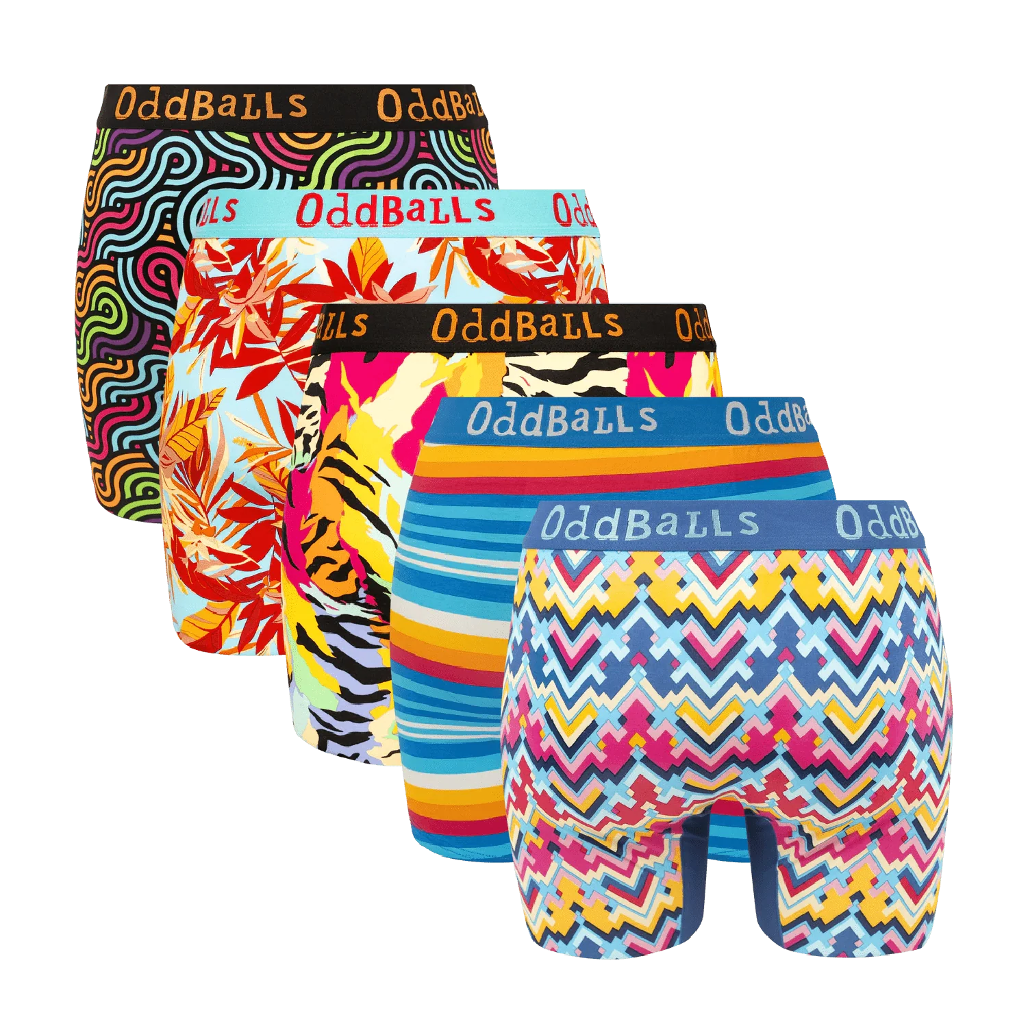Bargain Bums Bundle - Ladies Bamboo Boxer Shorts 5 Pack - Image 2