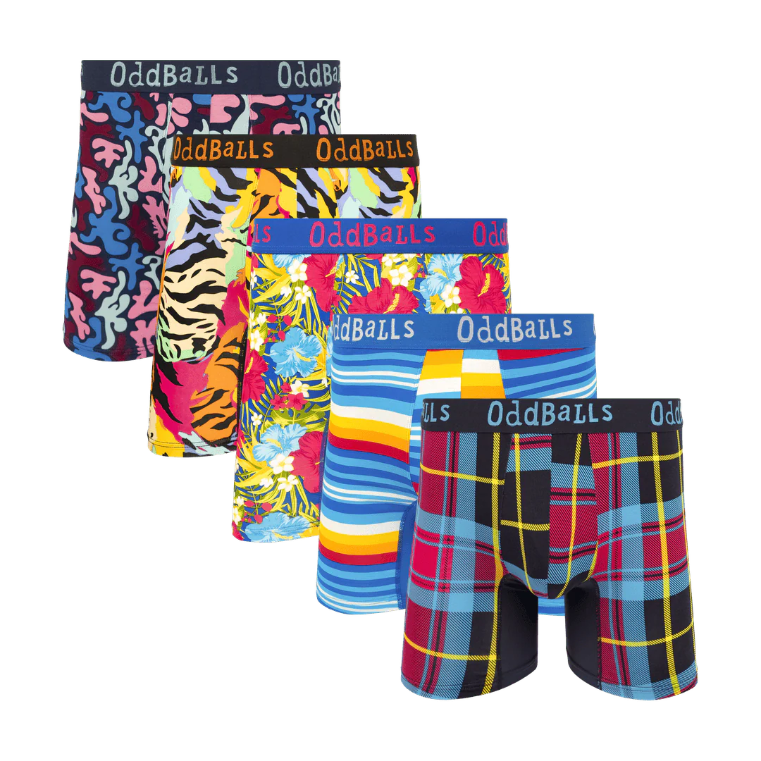 Best of Winter Bundle - Mens Bamboo Boxer Shorts 5 Pack