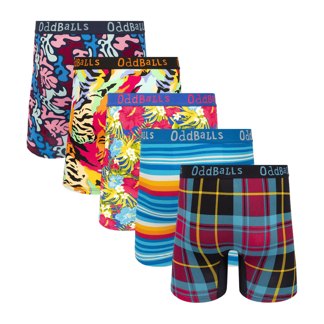 Best of Winter Bundle - Mens Bamboo Boxer Shorts 5 Pack - Image 2