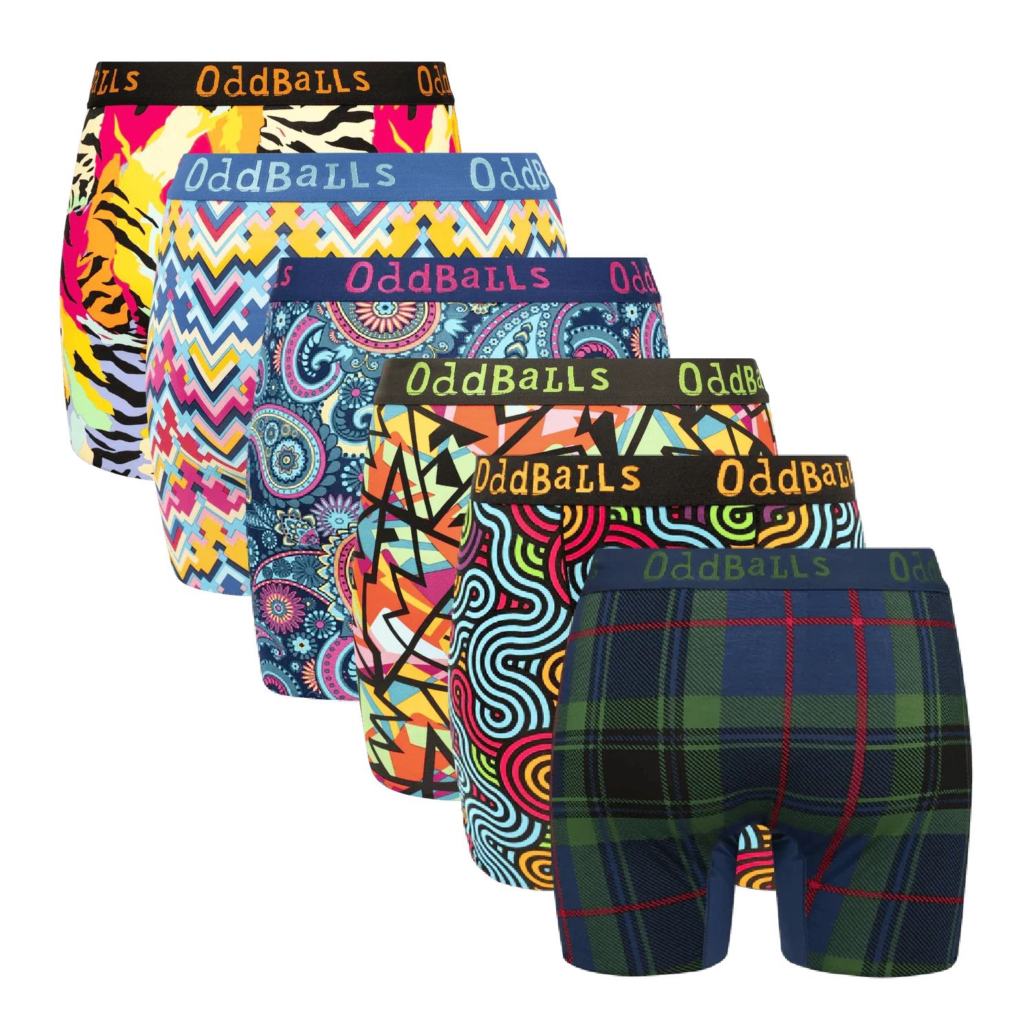 Best of Winter Bundle - Ladies Bamboo Boxer Shorts 6 Pack - Image 2