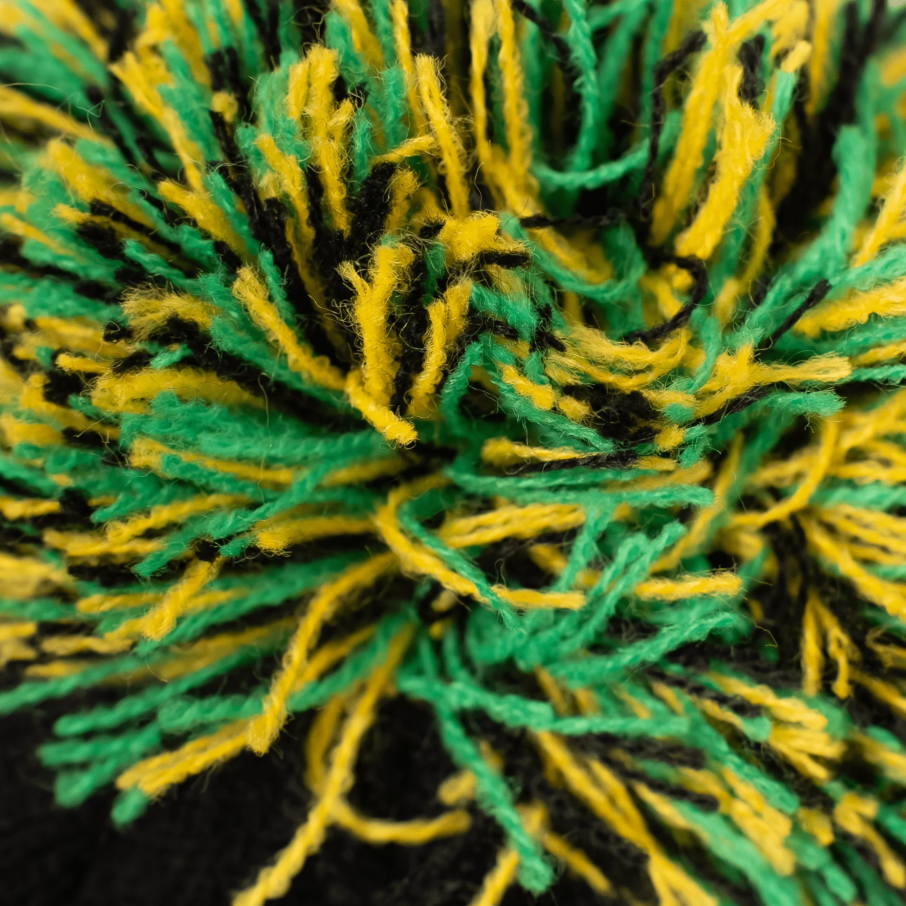 Black | Yellow | Green - Bobble Hat - Image 3