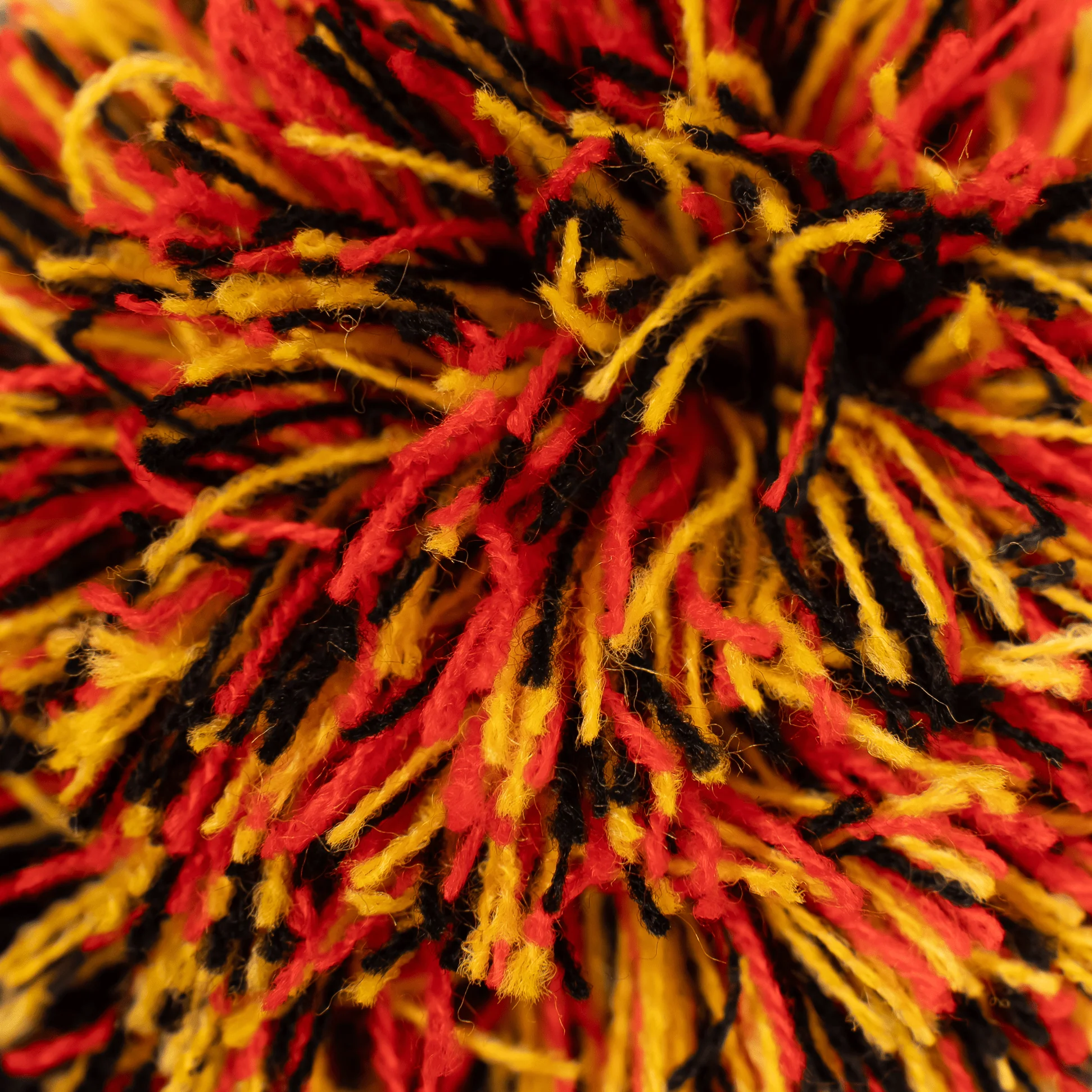Black | Yellow | Red - Bobble Hat - Image 3