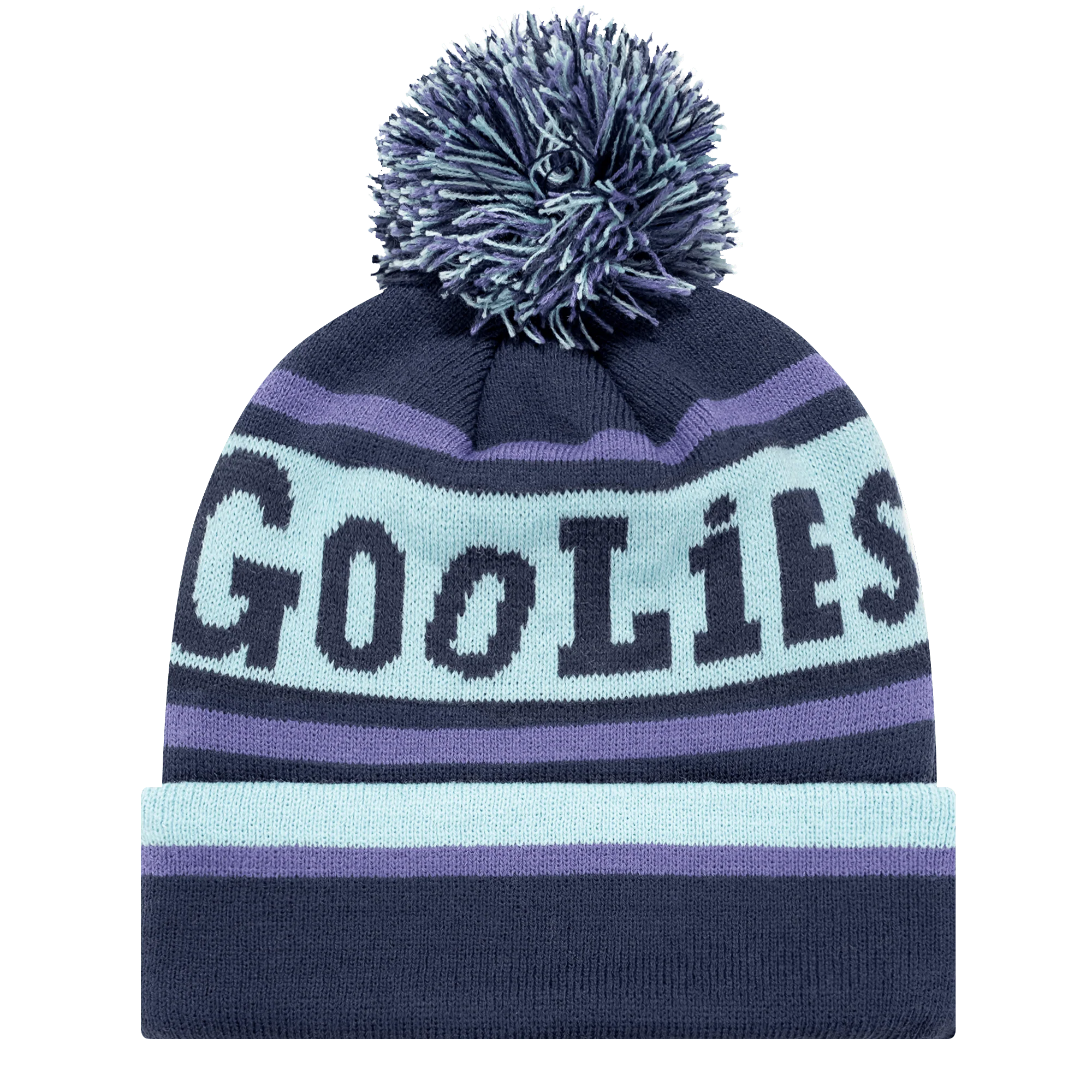 Charcoal|Mint|Purple - Kids Bobble Hat