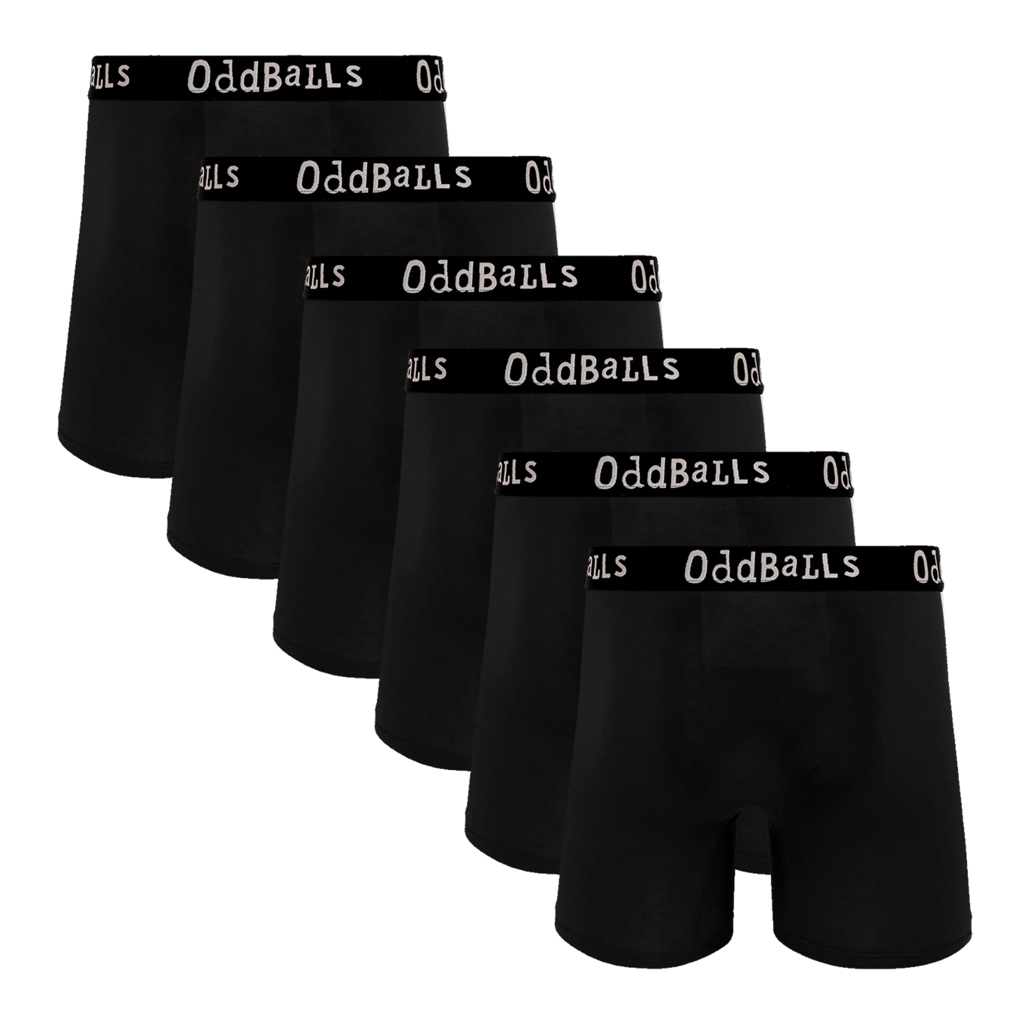 Classic Black Bundle - Men's Bamboo Boxer Shorts 6 Pack Bundle - Image 2
