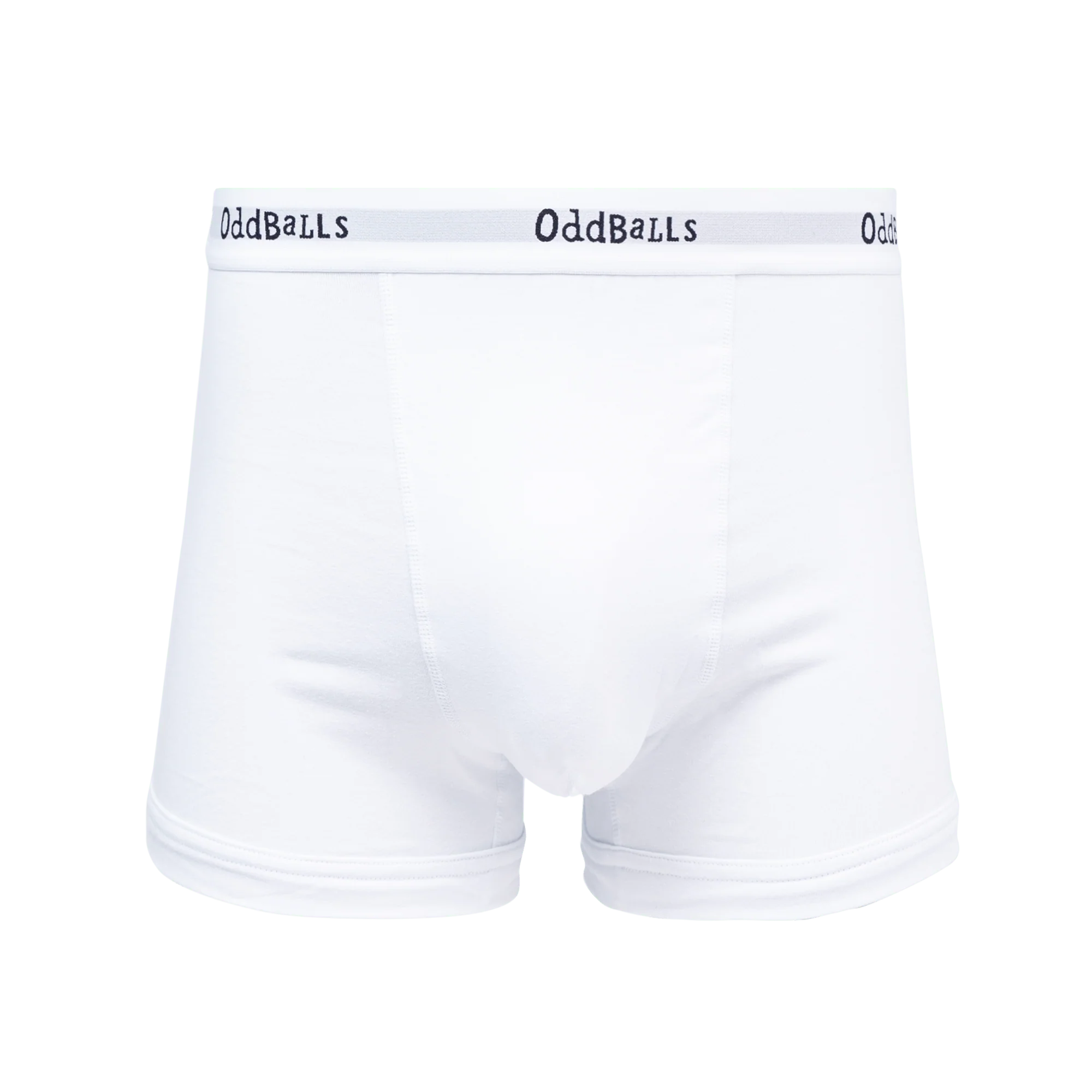 Classic White - Mens Cotton Boxer Shorts