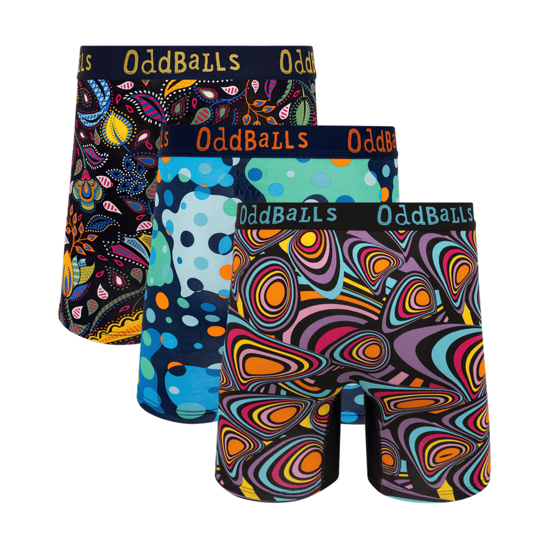 Cosmic Bundle - Mens Bamboo Boxer Shorts 3 Pack Bundle - Image 2