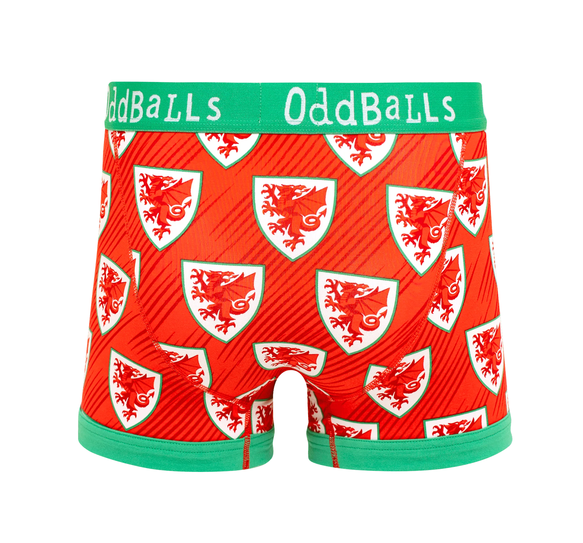 FA Wales - Home - Mens Cotton Boxer Shorts - Image 2