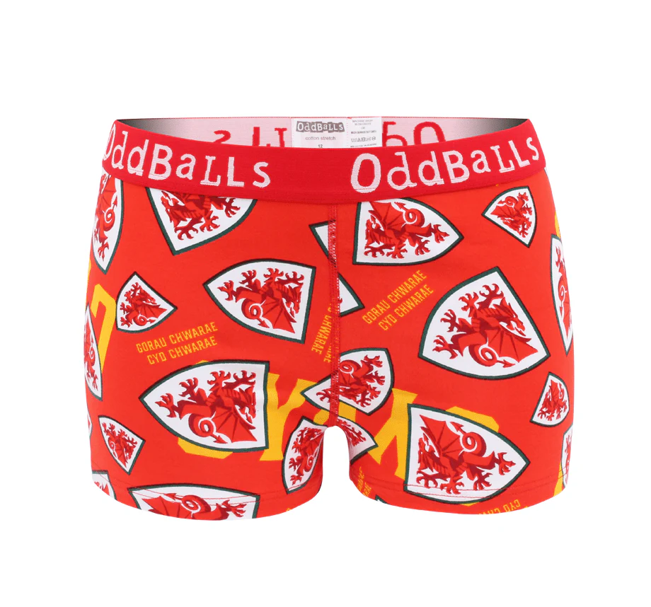FA Wales Red - Ladies Boxers