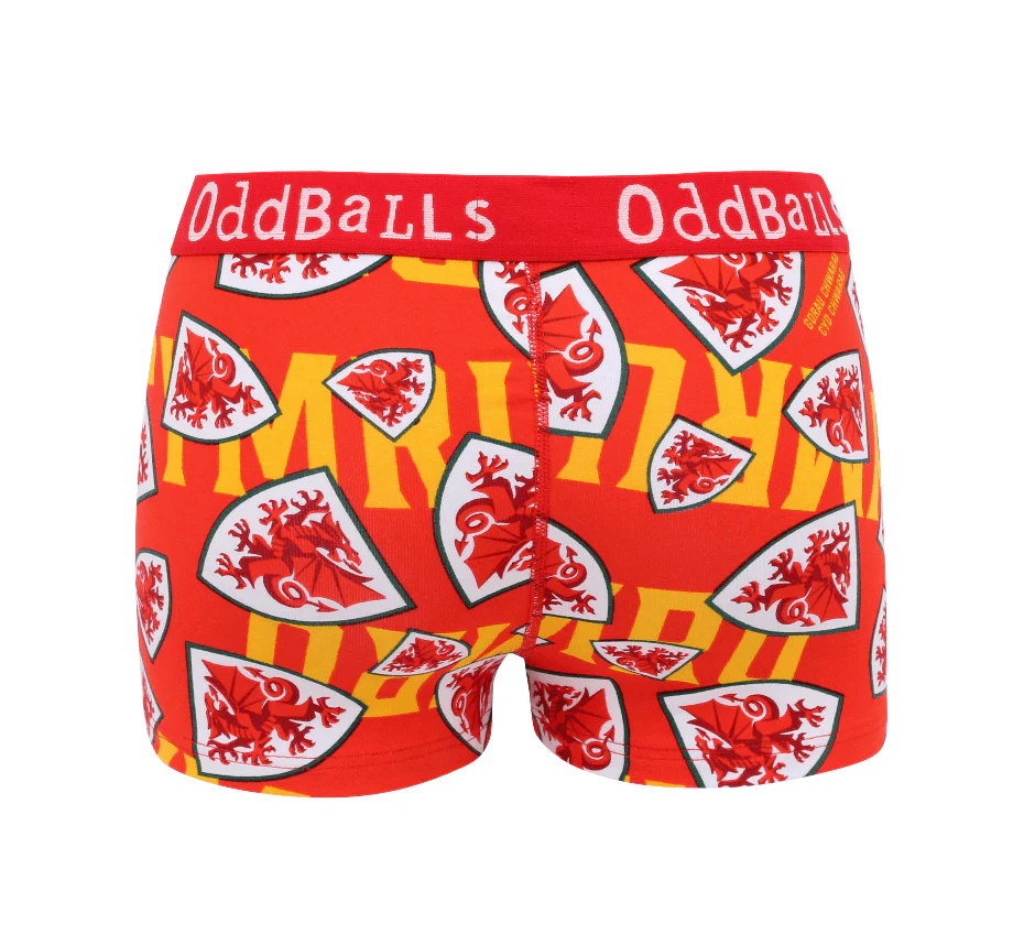 FA Wales Red - Ladies Boxers - Image 2