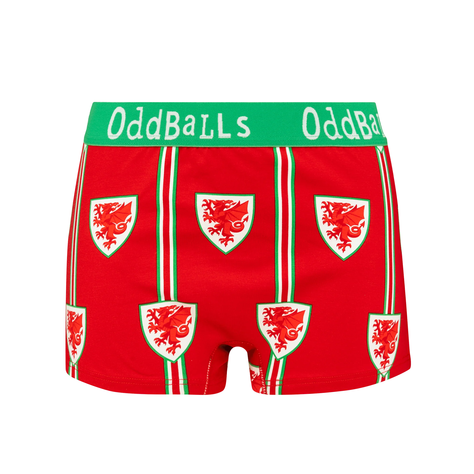 FA Wales Red & Green - Ladies Boxers