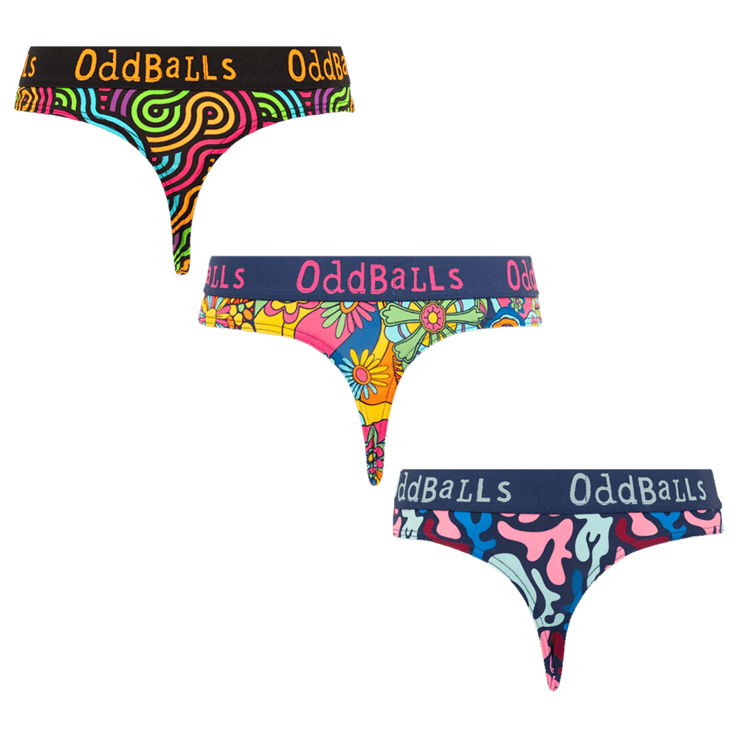 Funky Fresh Bundle - Ladies Thong 3 Pack Bundle