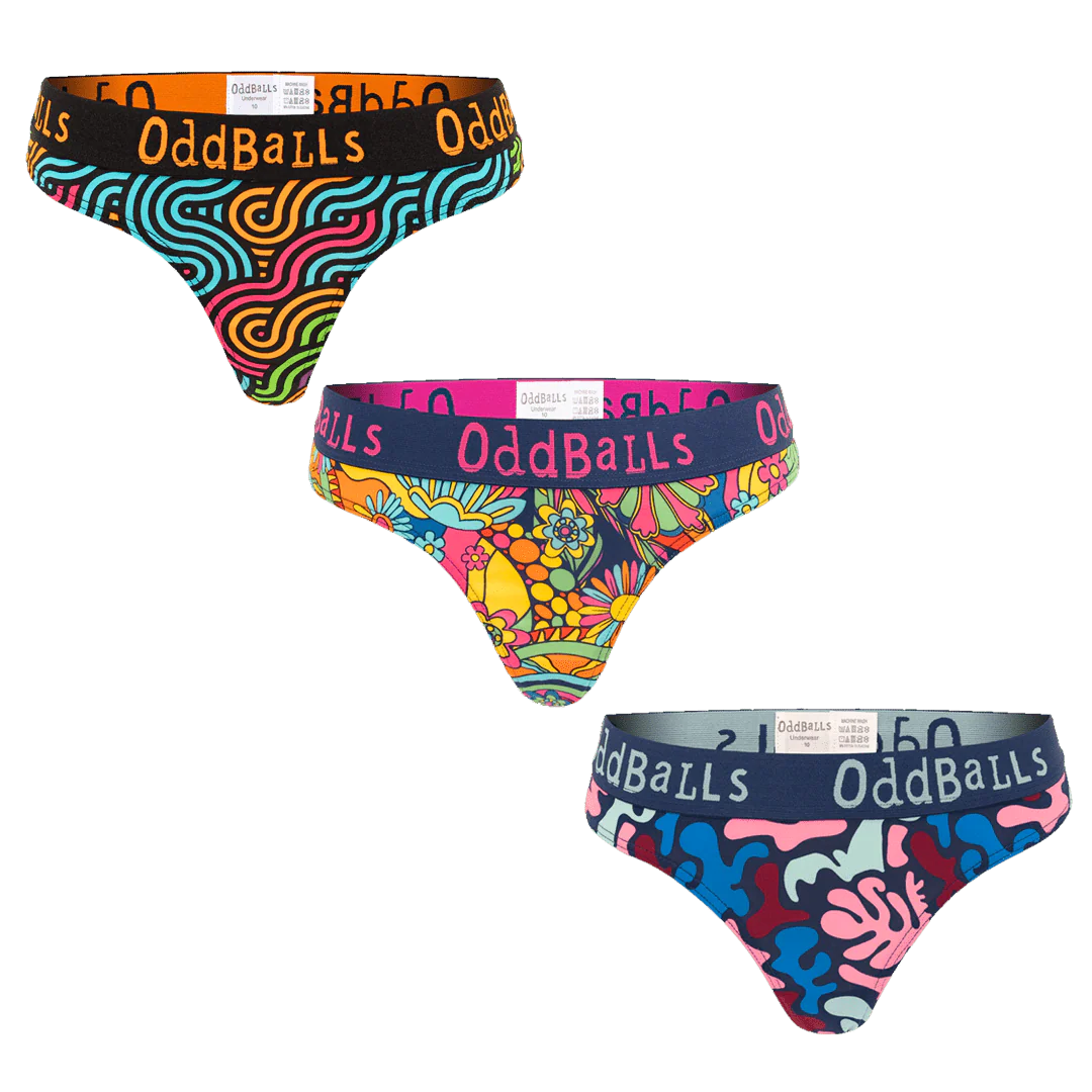 Funky Fresh Bundle - Ladies Thong 3 Pack Bundle - Image 2