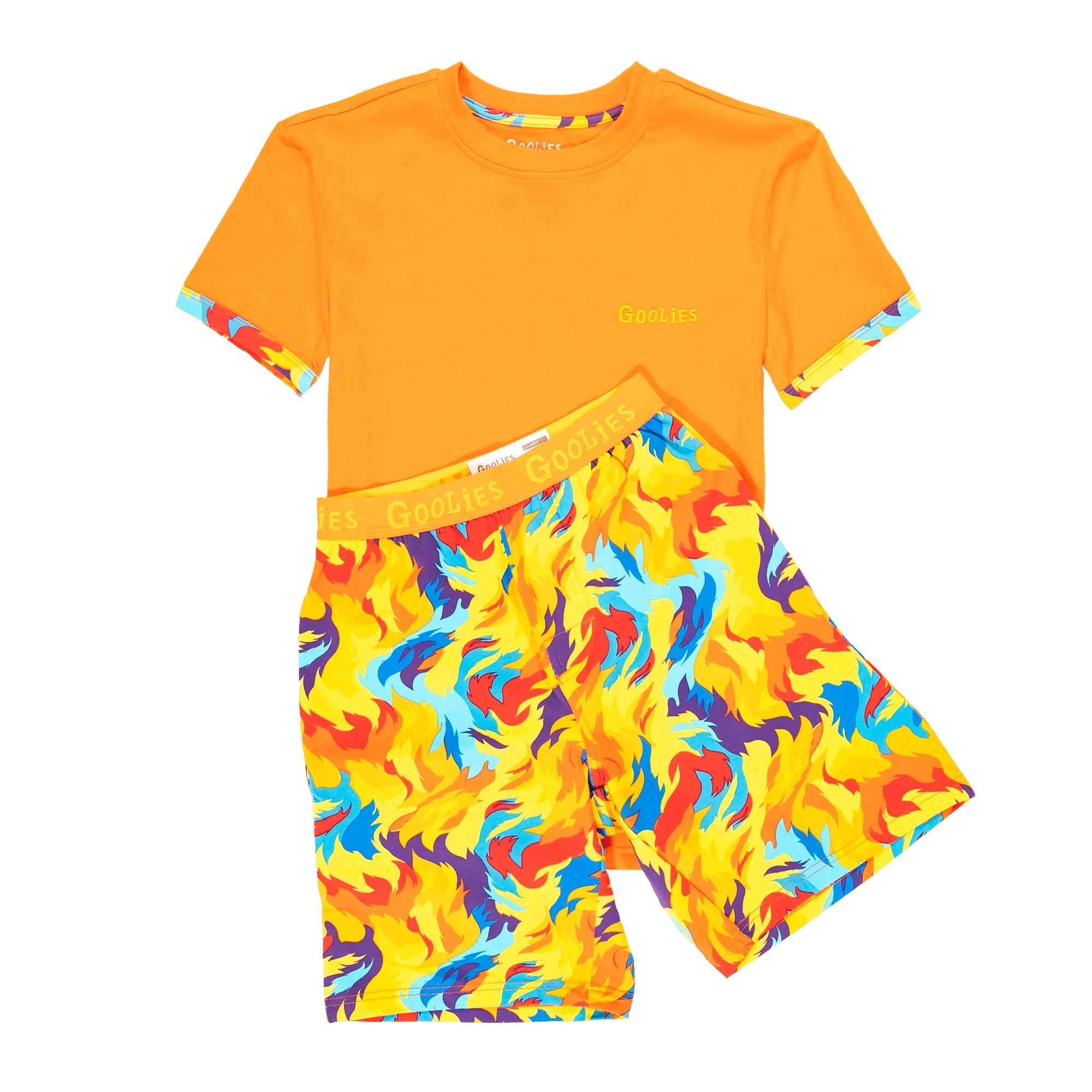 Great Balls of Fire - Kids Short Pyjamas Set (T-Shirt & Shorts)