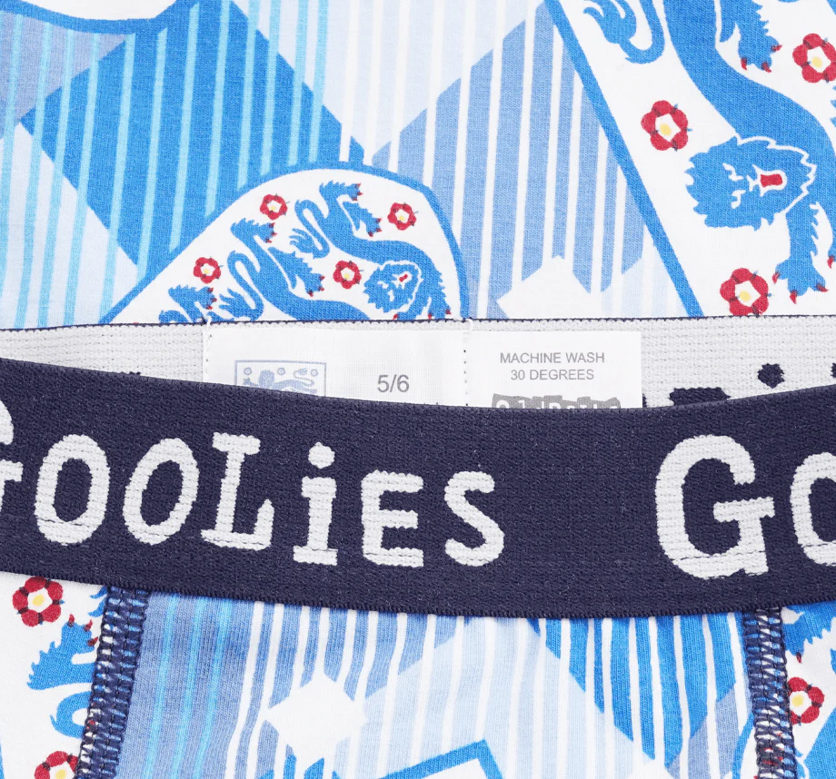 England FA Retro - Kids Boxer Shorts - Goolies - Image 3