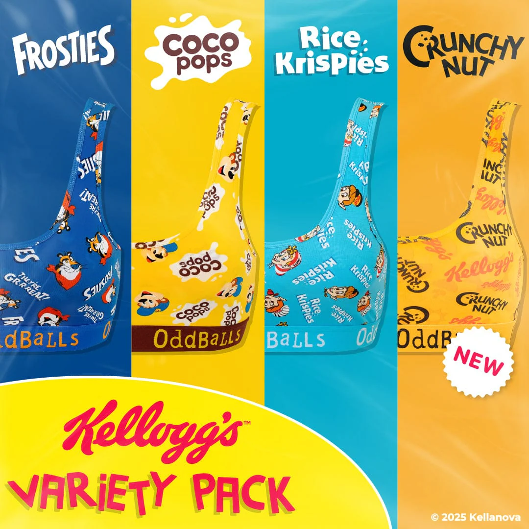 Kelloggs Variety Pack - Ladies Bralette 4 Pack - Image 2