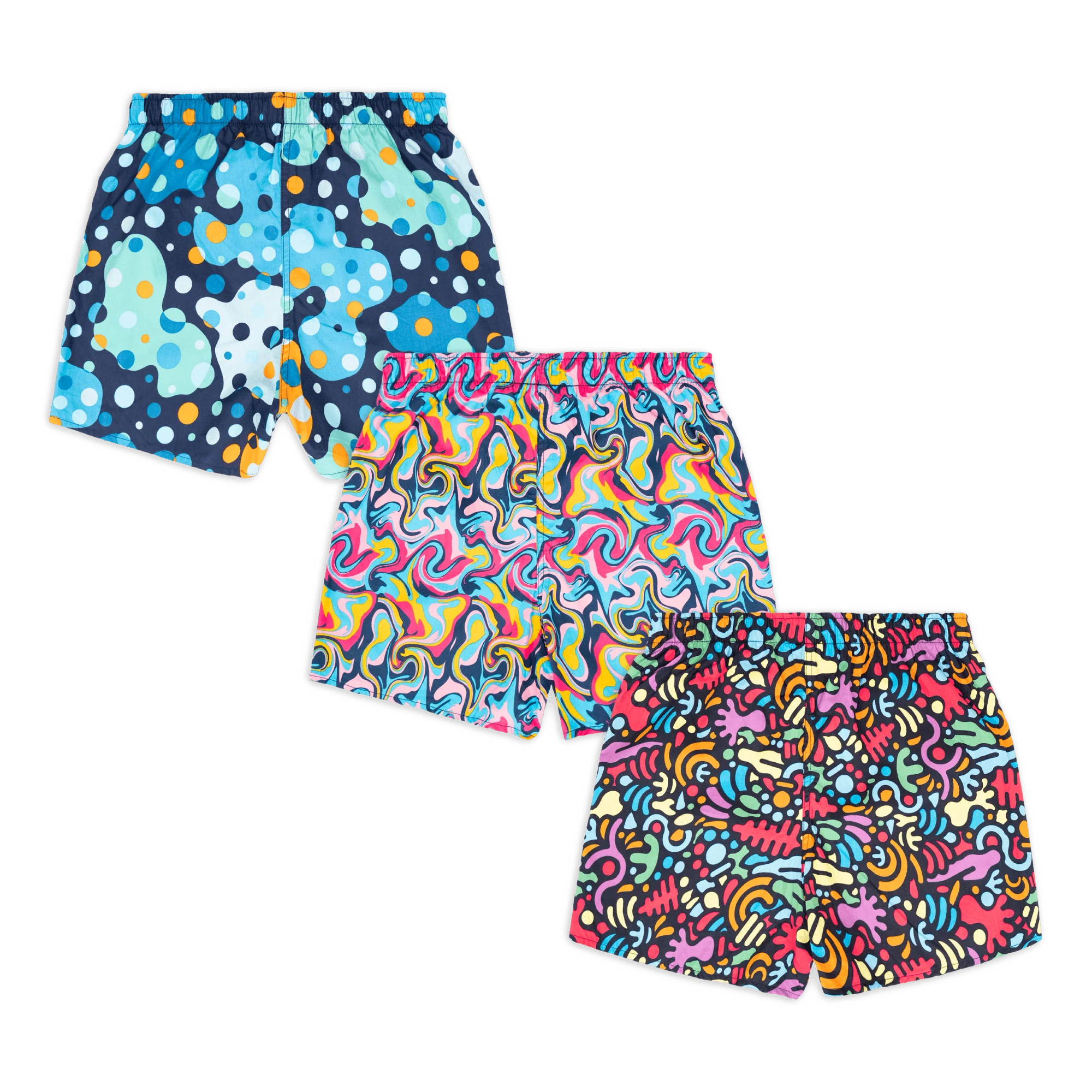 Let Loose Bundle - Mens Loose Fit Boxer Shorts 3 Pack - Image 2