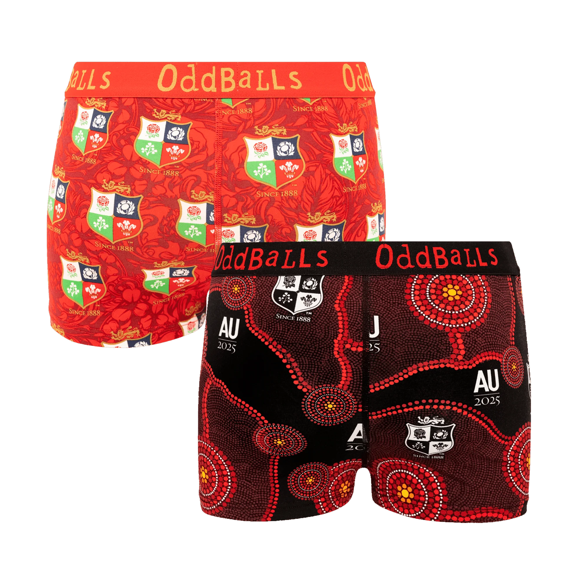 British & Irish Lions Bundle - Ladies Boxer Shorts 2 Pack