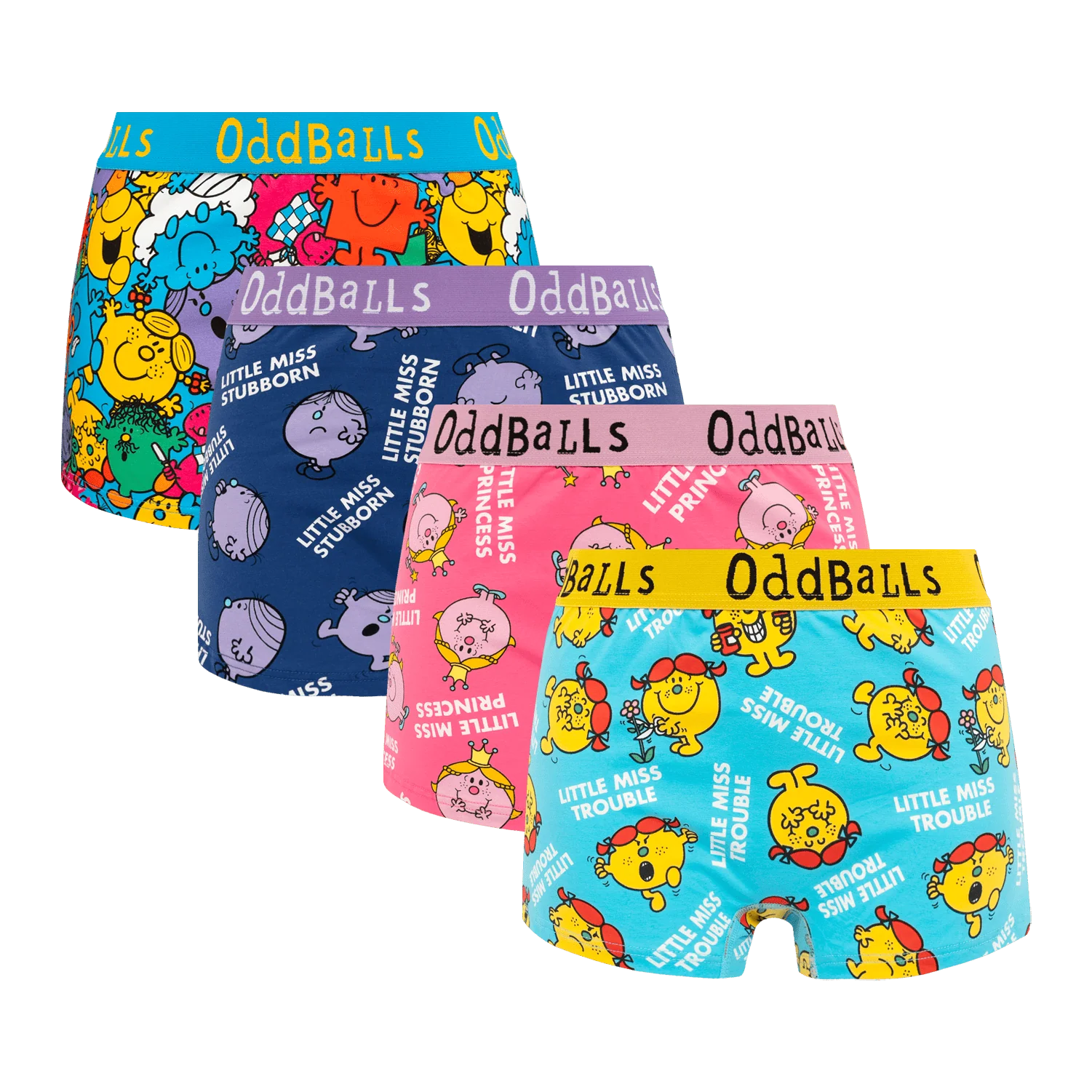 Little Miss Bundle - Ladies Boxer Shorts 4 Pack