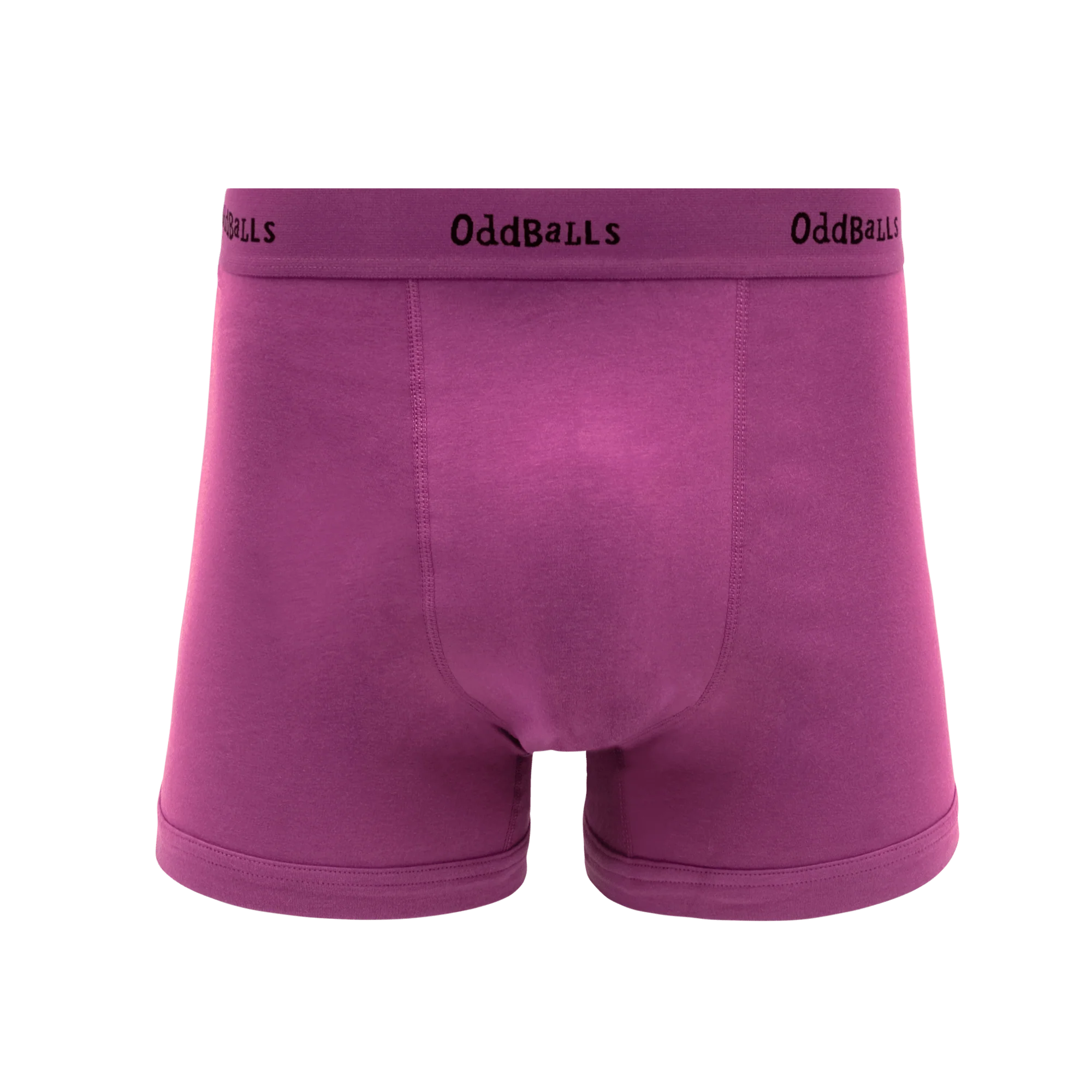Purple & Black - Mens Cotton Boxer Shorts