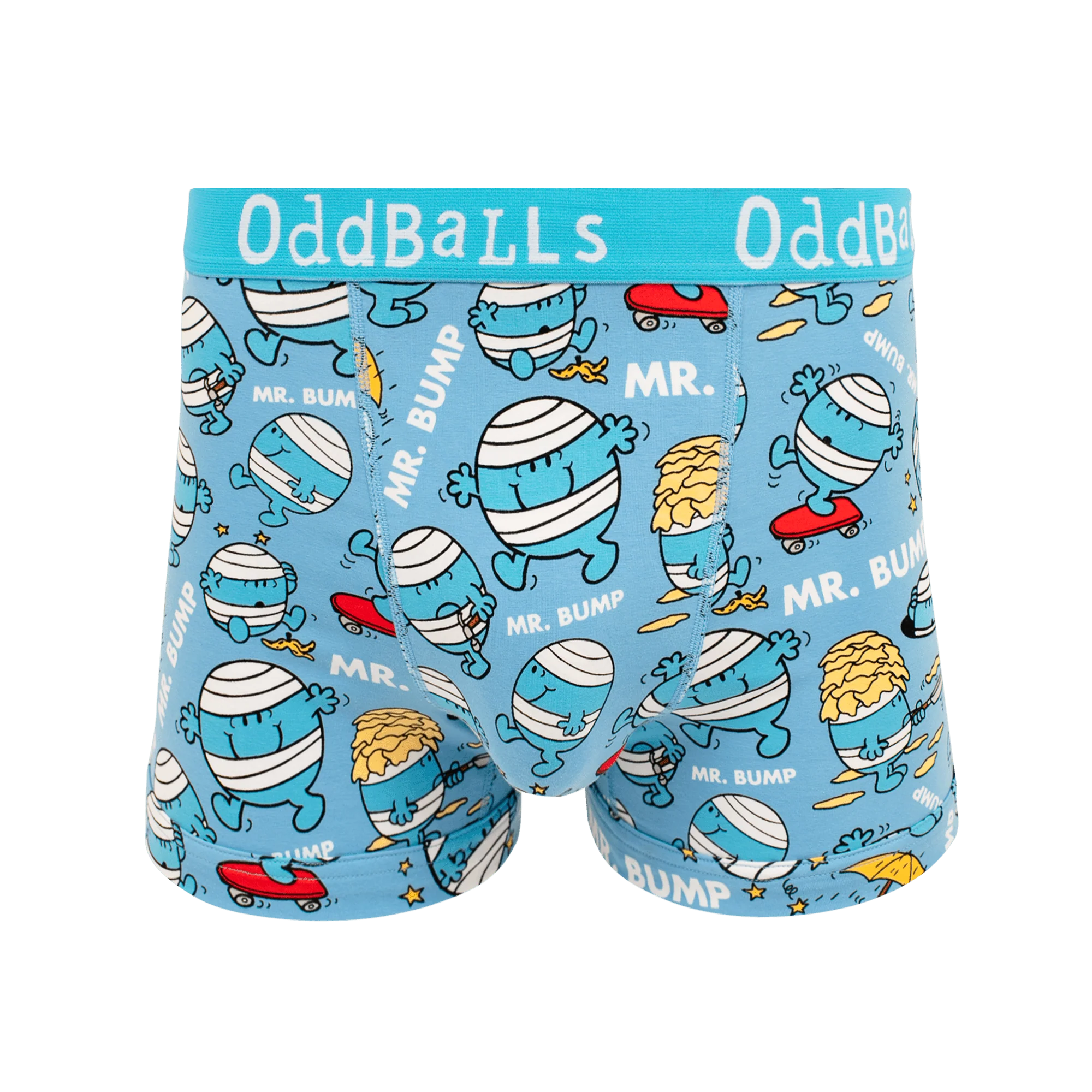 Mr Bump - Mr Men - Mens Cotton Boxer Shorts