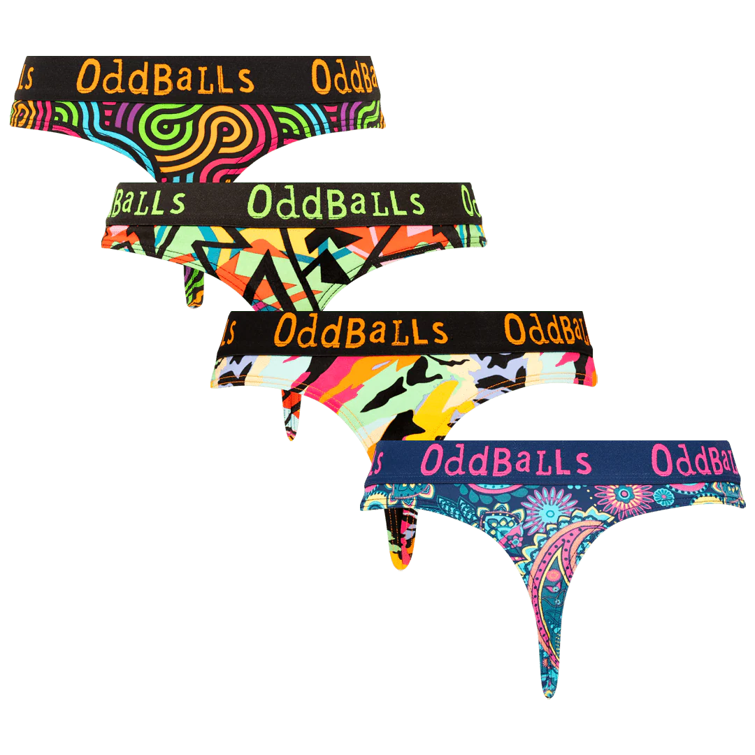 Winter Essentials Bundle - Ladies Thong 4 Pack Bundle