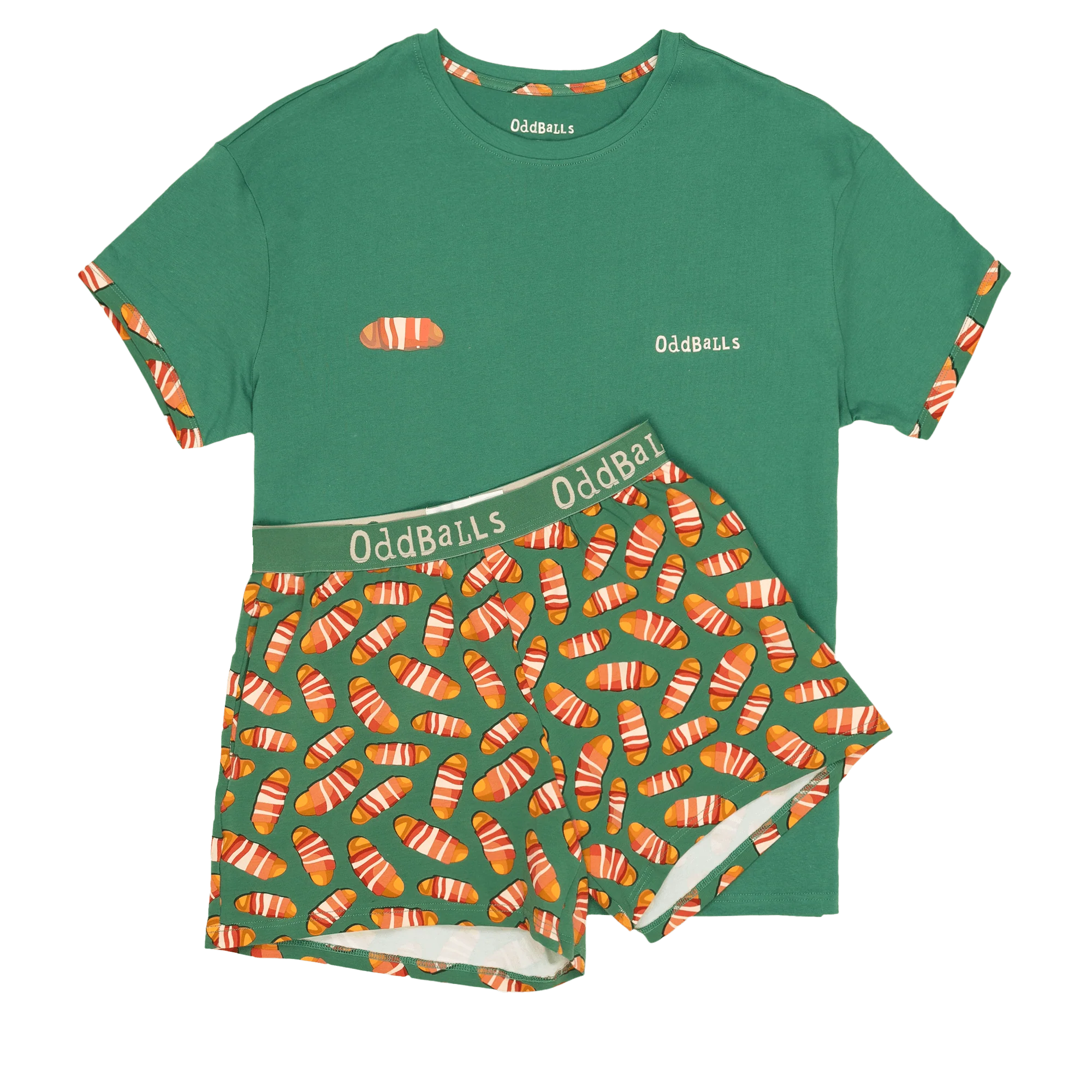Pigs in Blankets - Women's Short Pyjamas Set (T-Shirt & Shorts)