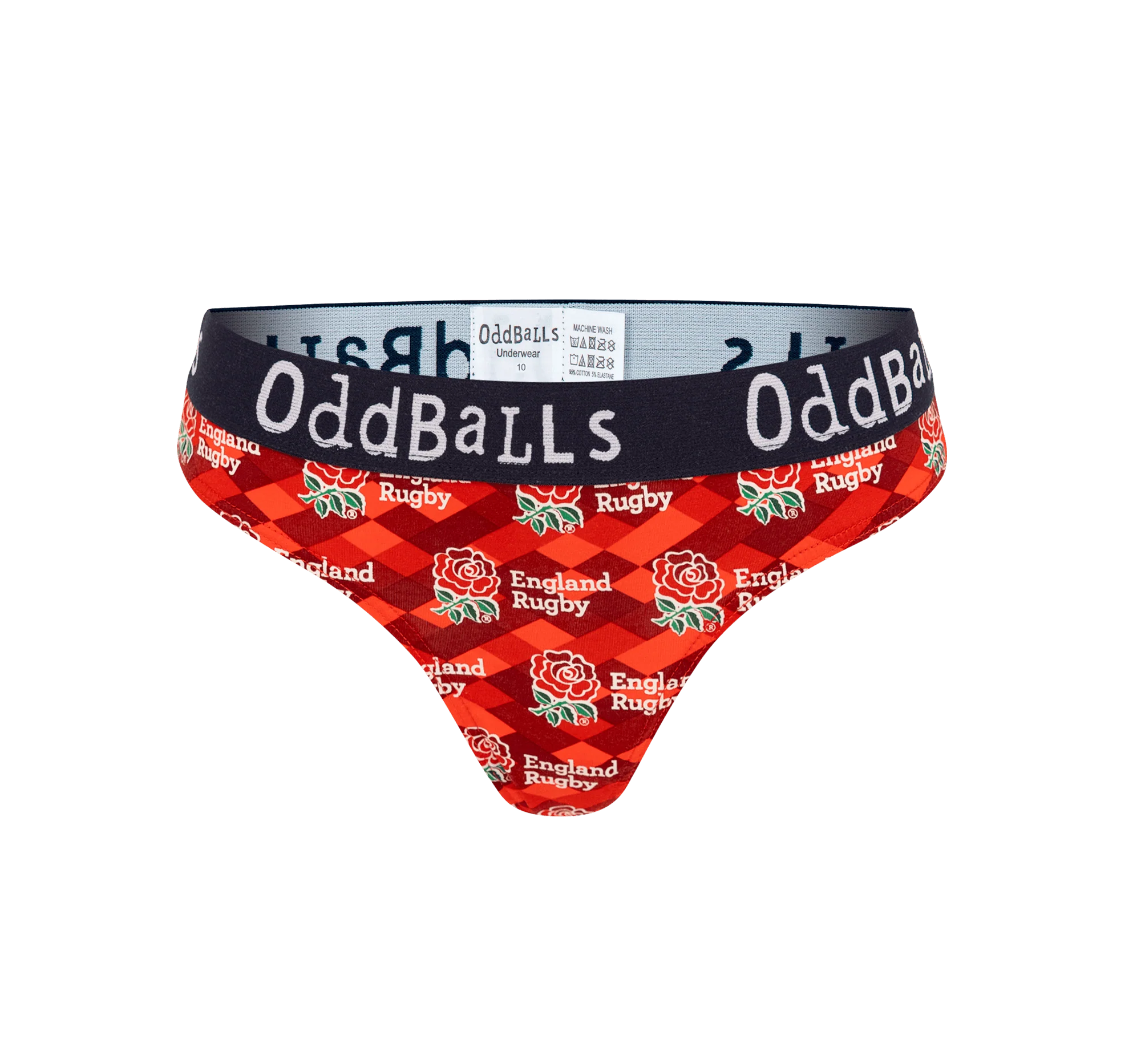 England Rugby Union Alternate 24/25 - Ladies Thong - Image 2