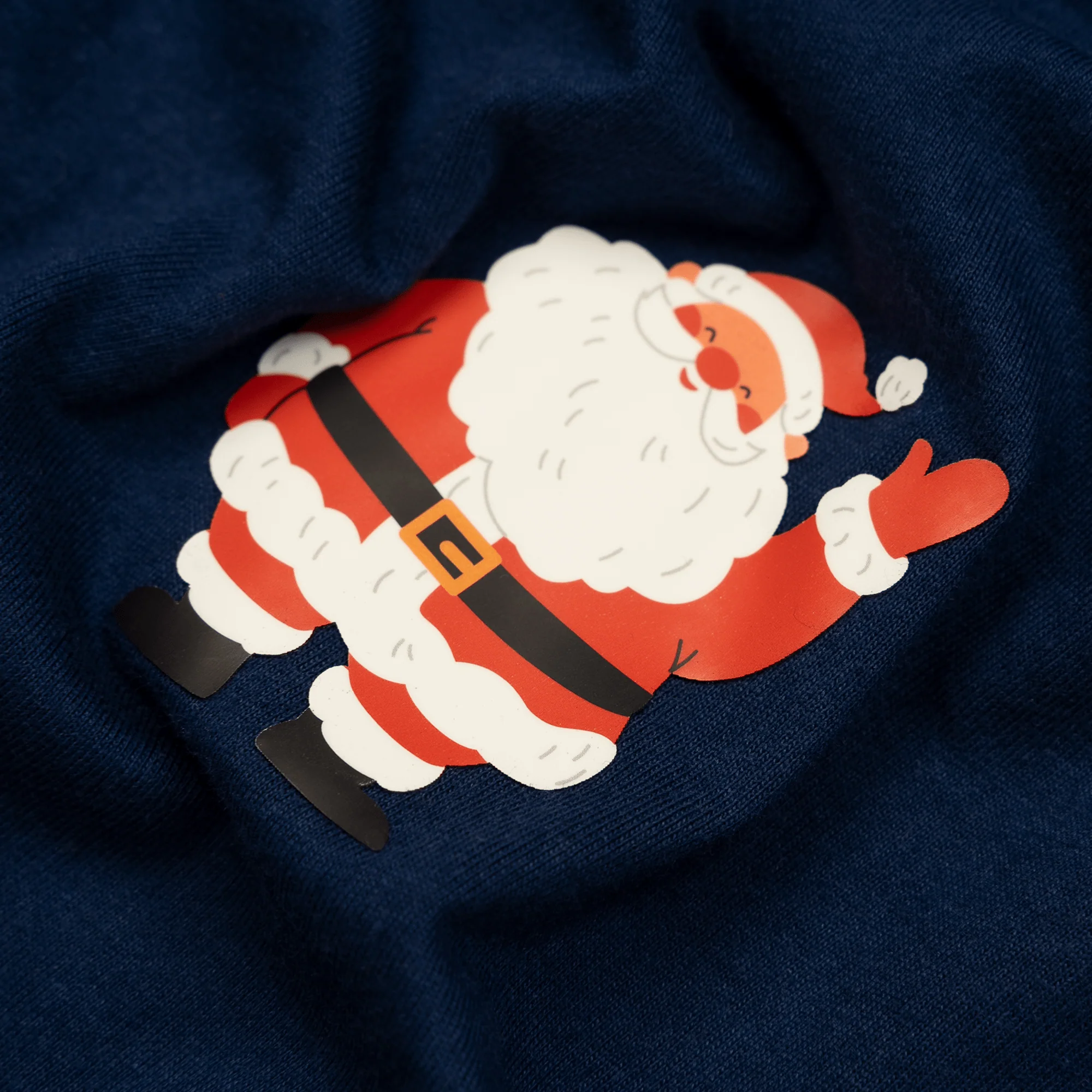 Santa - Kids Long Pyjamas Set (T-Shirt & Trousers) - Image 3