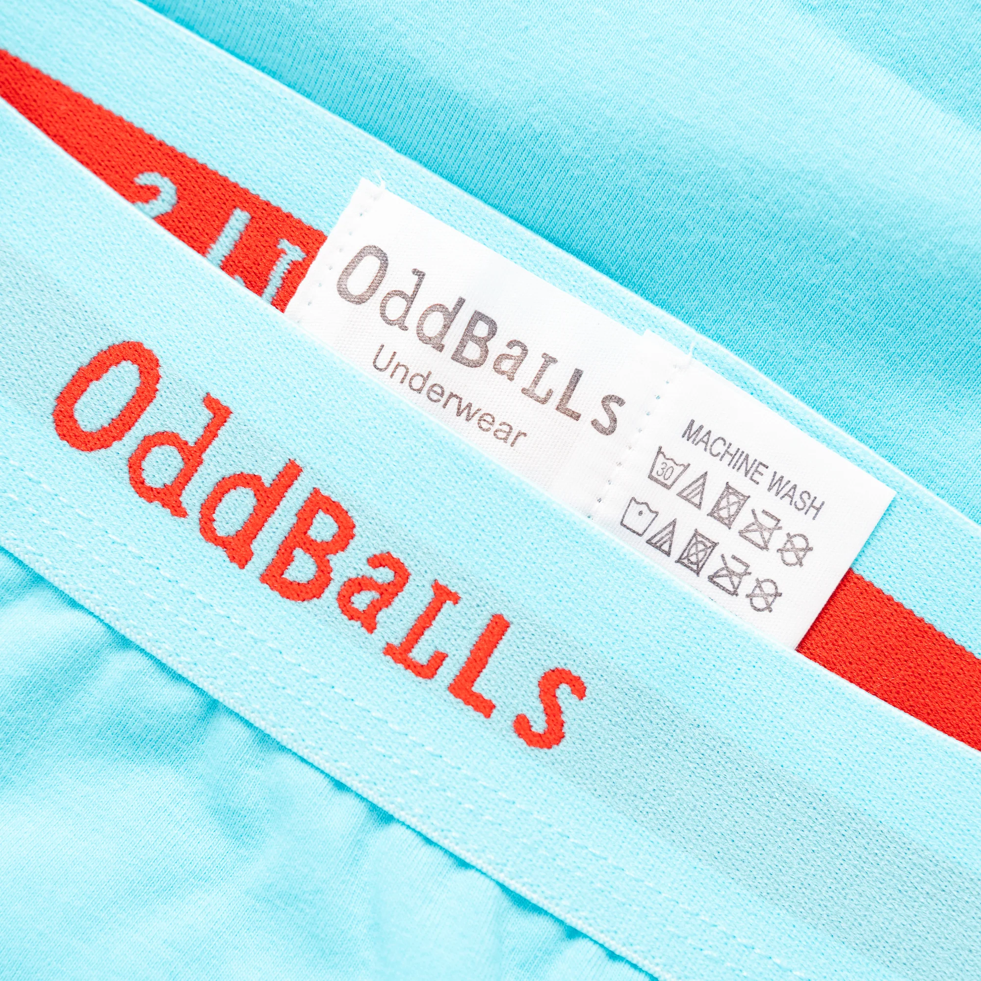 Oasis Blue - Mens Cotton Boxer Shorts - Image 3