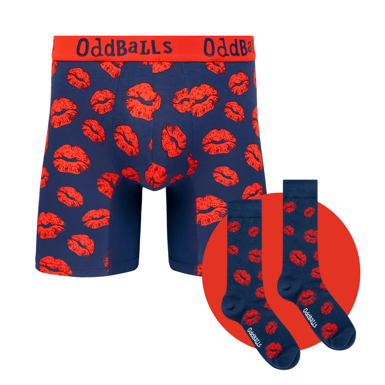 Smooch Bundle - Mens Bamboo Boxer Shorts & Sock