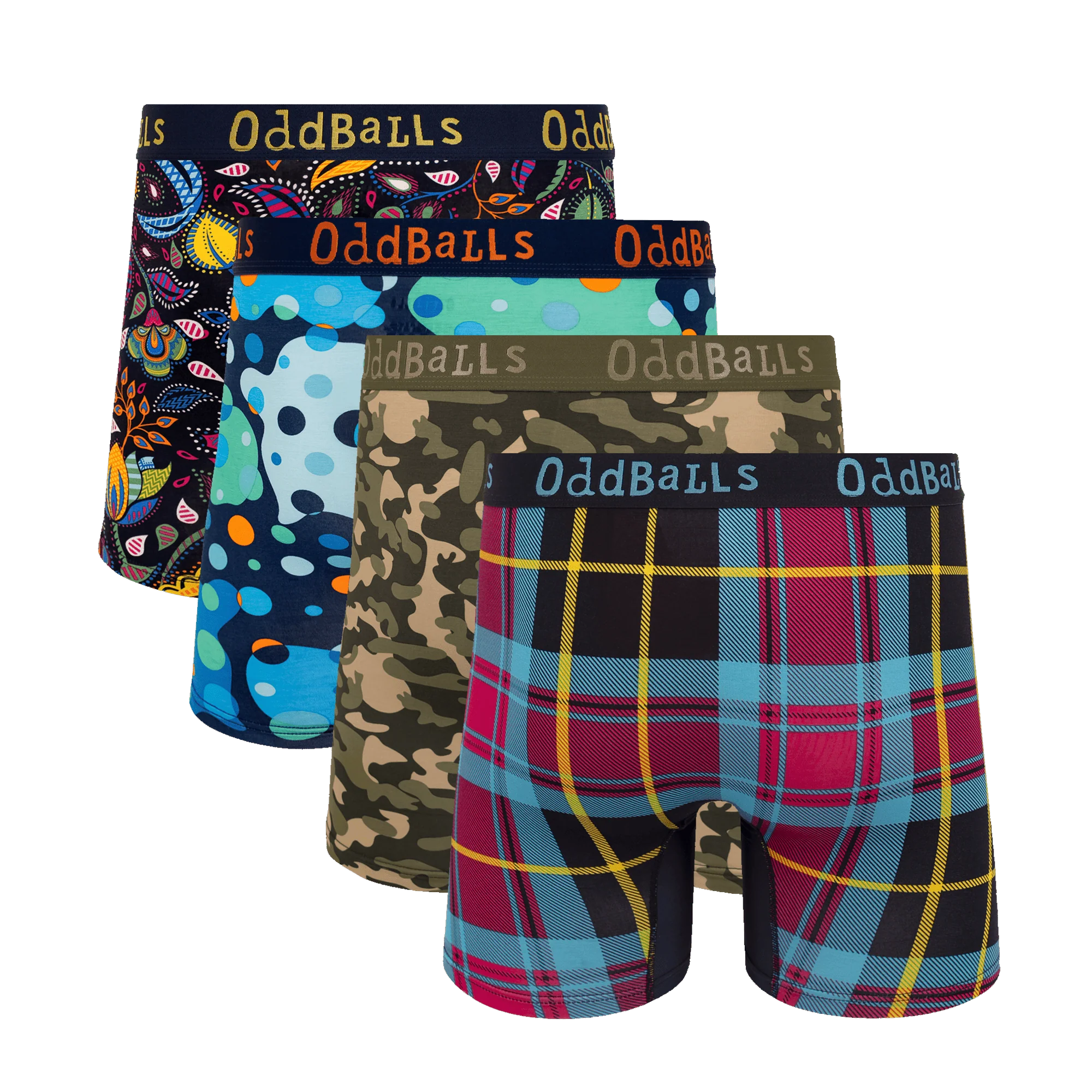Summit Bundle - Mens Bamboo Boxer Shorts 4 Pack Bundle - Image 2
