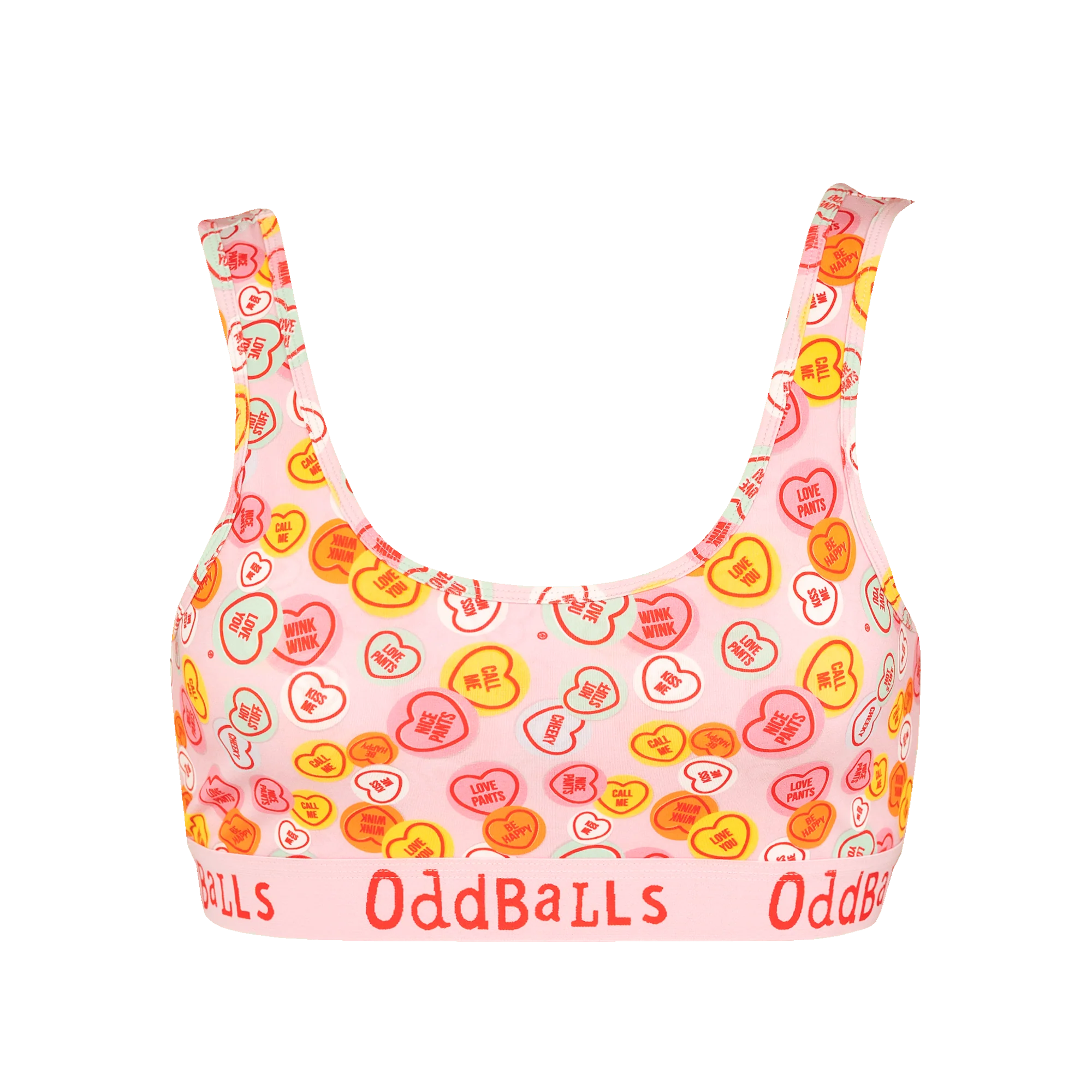 Swizzels Love Hearts - Ladies Bralette