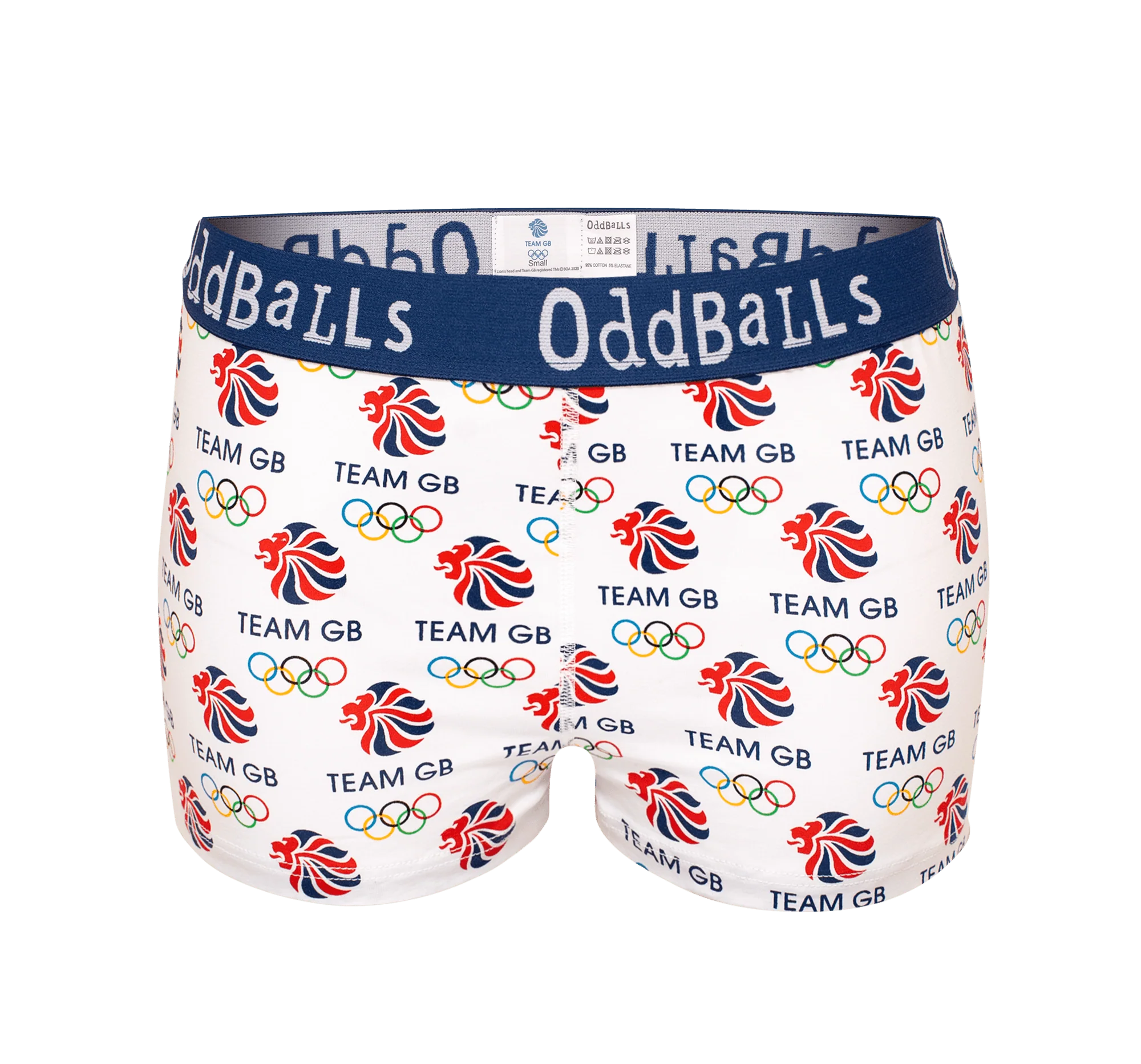 Team GB - White - Ladies Boxers