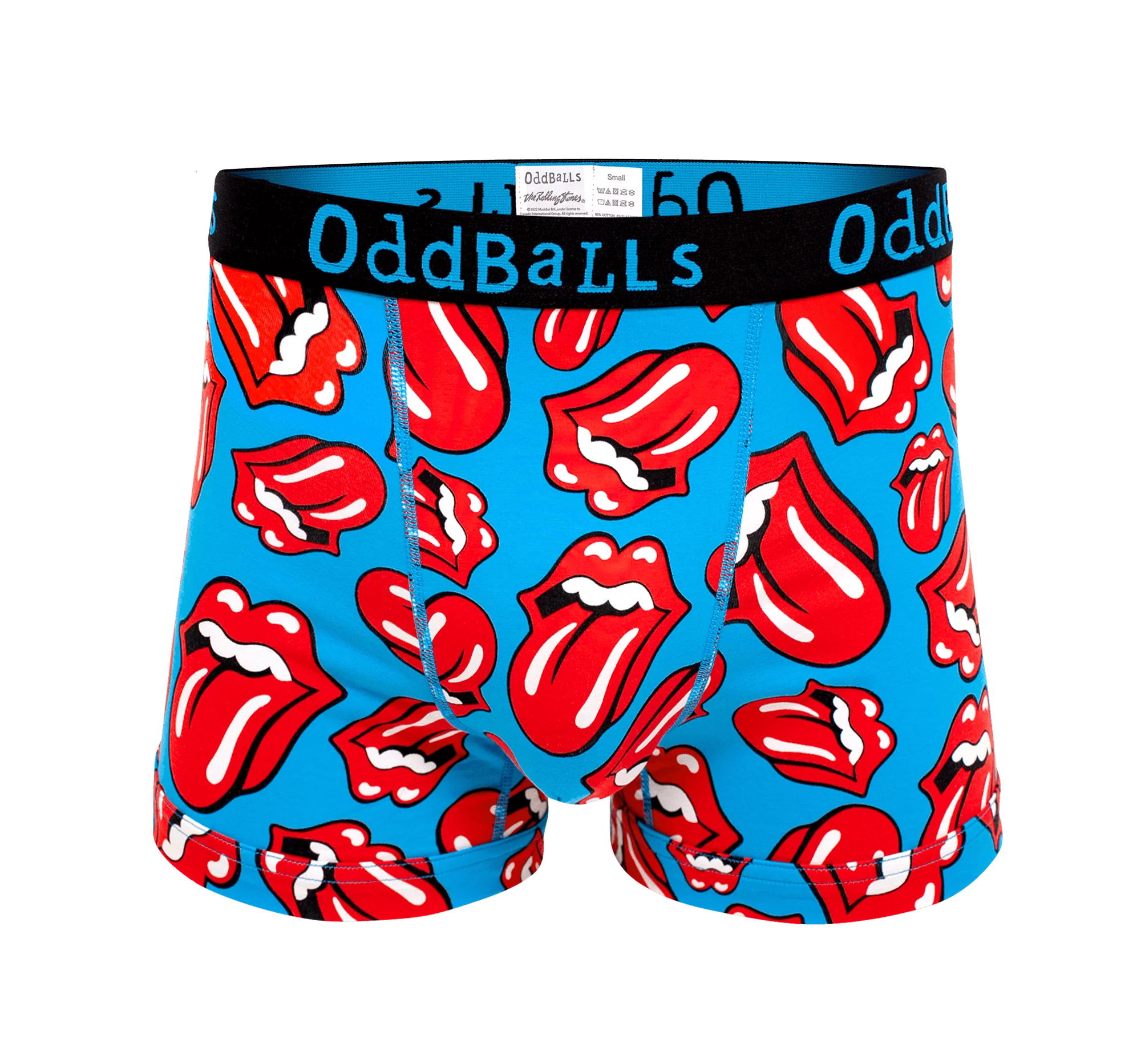 The Rolling Stones - Red - Mens Cotton Boxer Shorts
