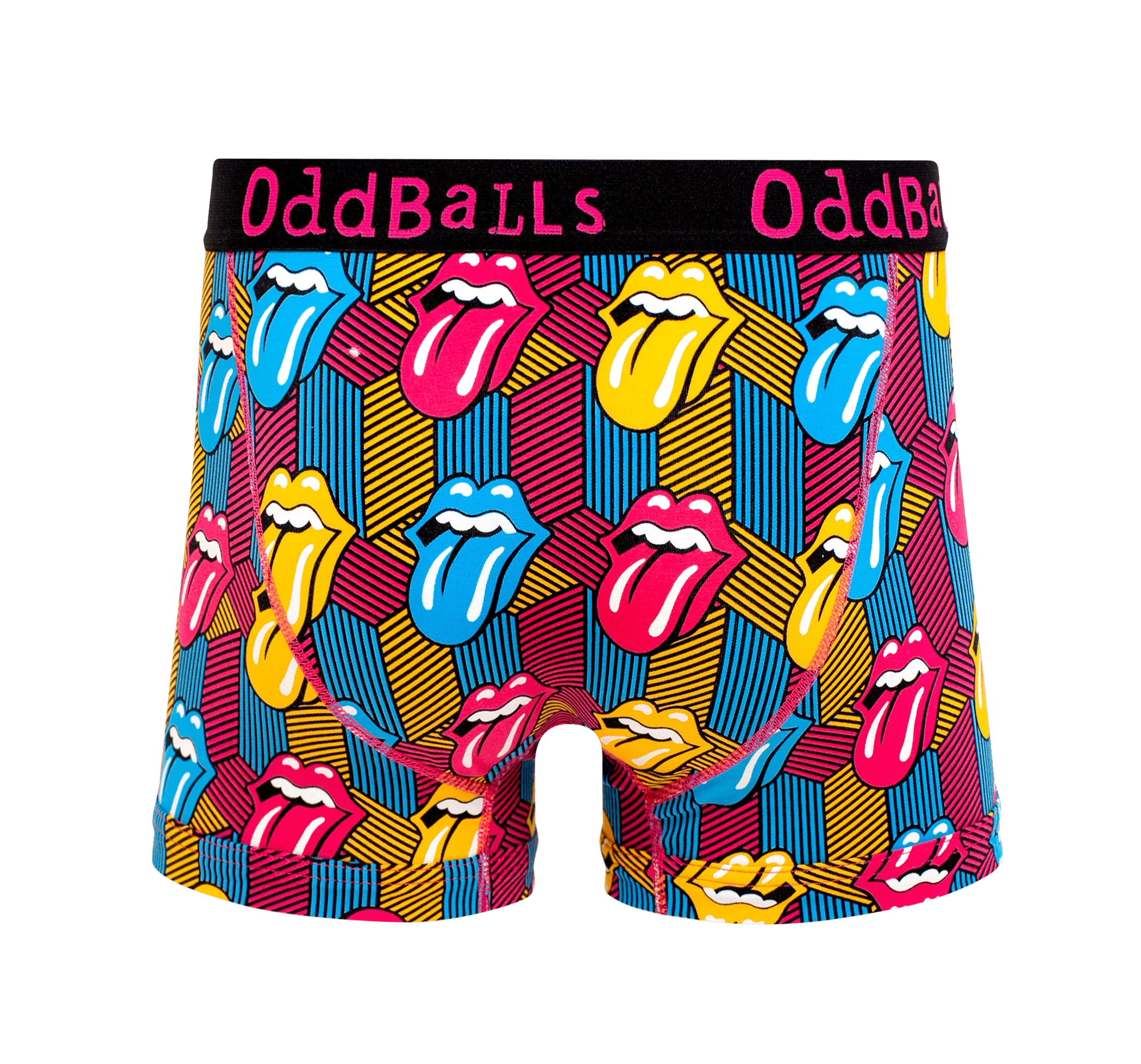 The Rolling Stones - Retro - Mens Cotton Boxer Shorts - Image 2