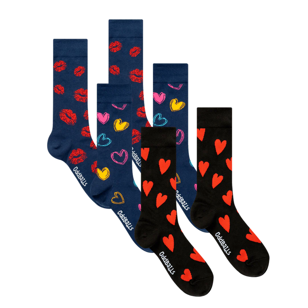 Valentine's Day Bundle - 3 Pack Socks