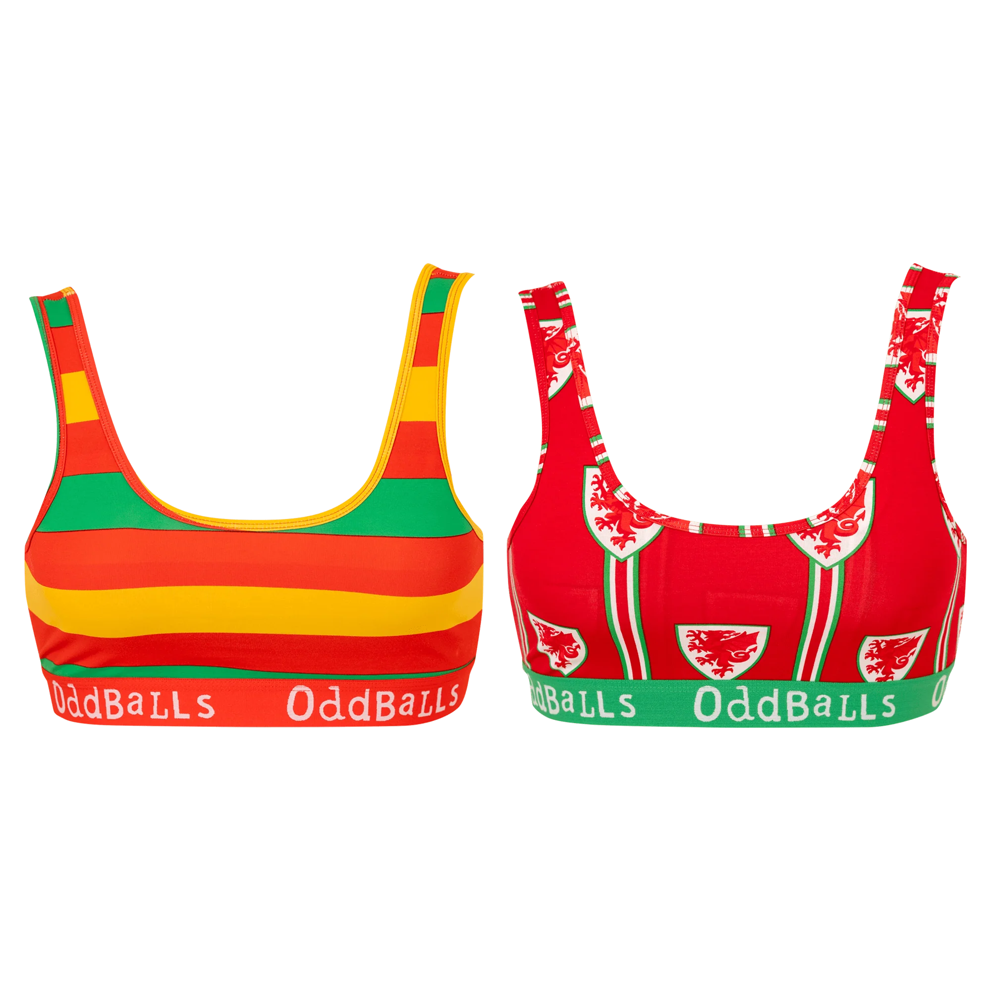 FA Wales Bundle - Ladies Bralette 2 Pack Bundle