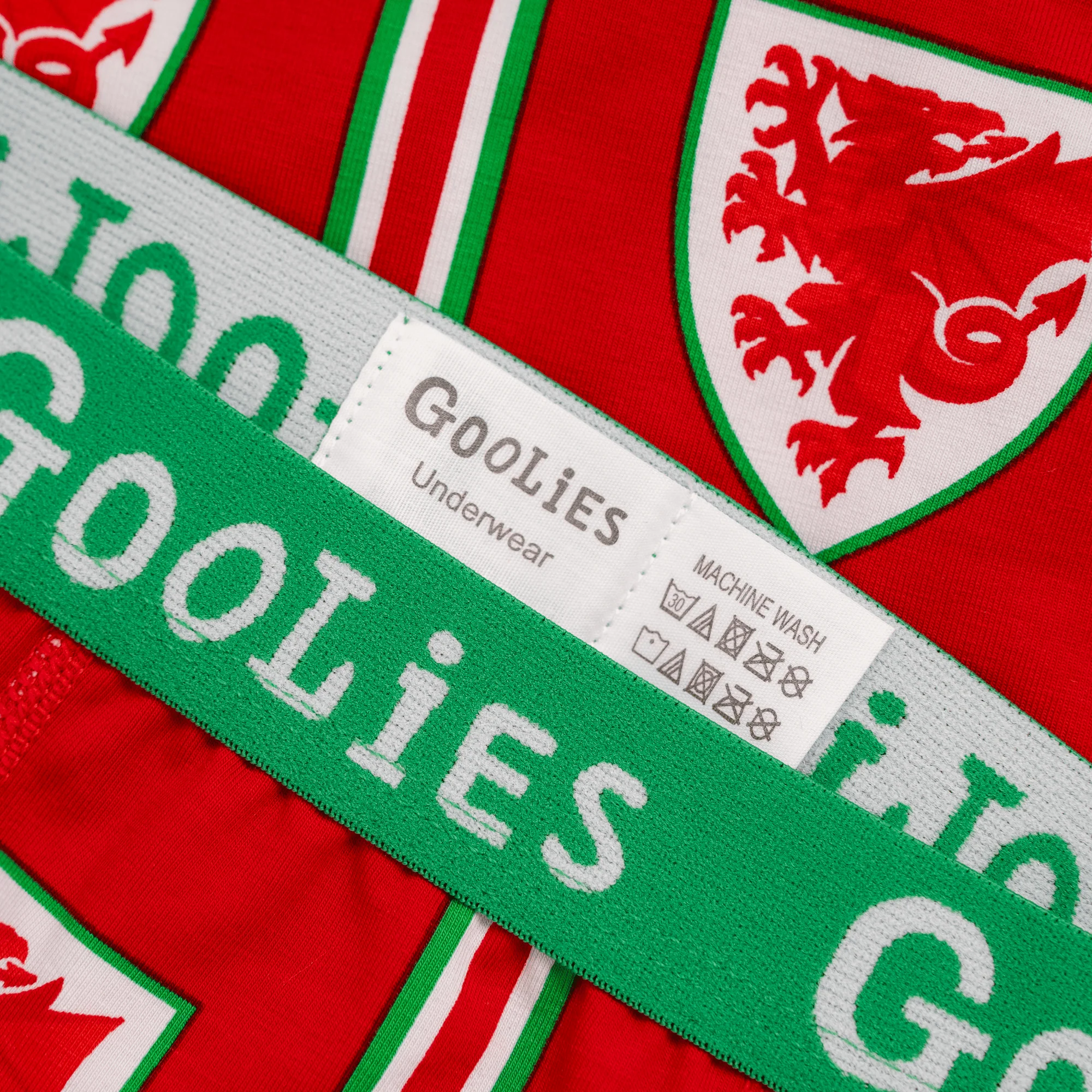 FA Wales Red & Green - Kids Boxer Shorts - Image 3