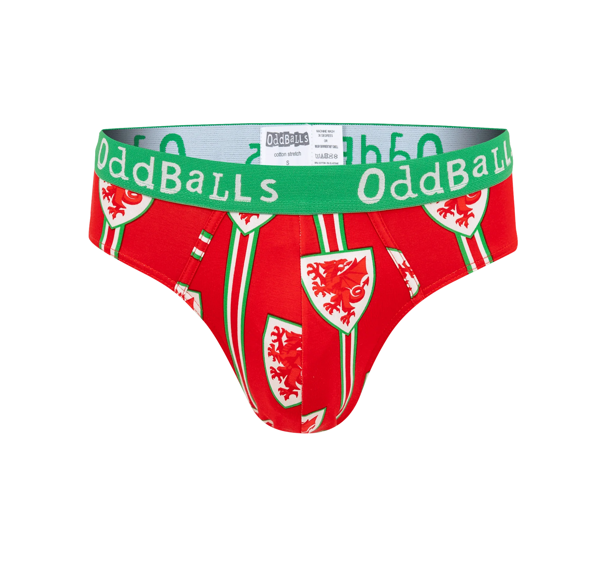FA Wales Red & Green - Mens Briefs