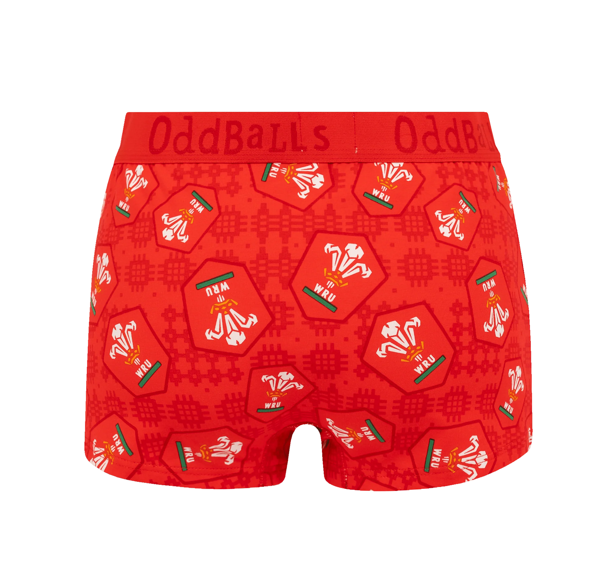 Welsh Rugby Union 25 Bundle - Ladies Boxer Shorts 2 Pack Bundle - Image 6