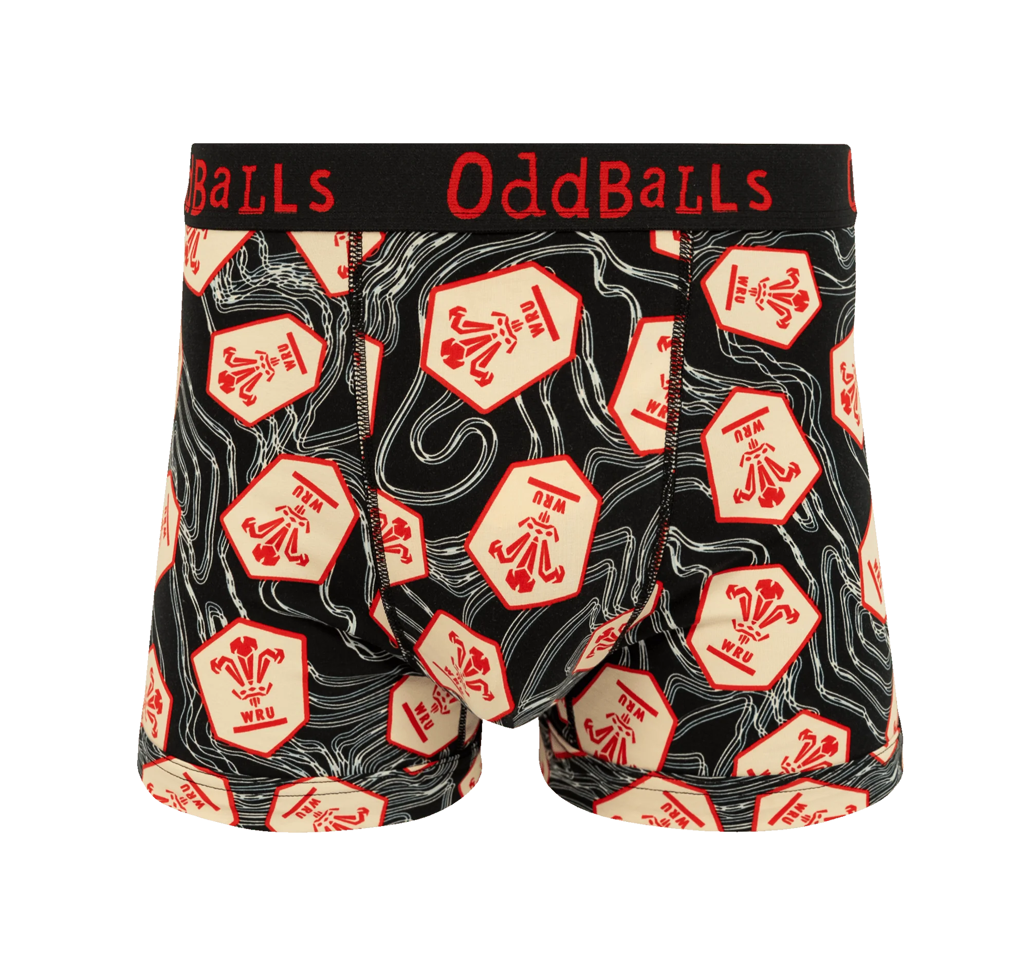 Welsh Rugby Union Alternate 25 - Mens Boxer Shorts