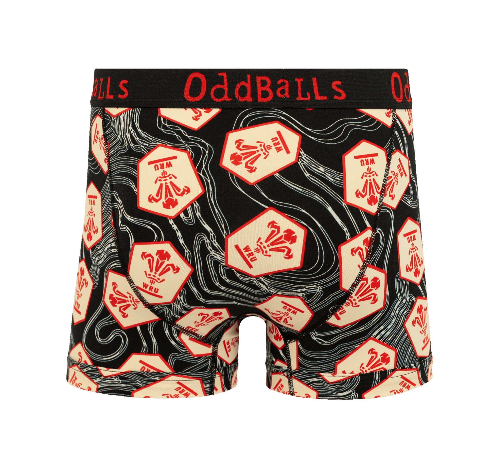 Welsh Rugby Union Alternate 25 - Mens Boxer Shorts - Image 2