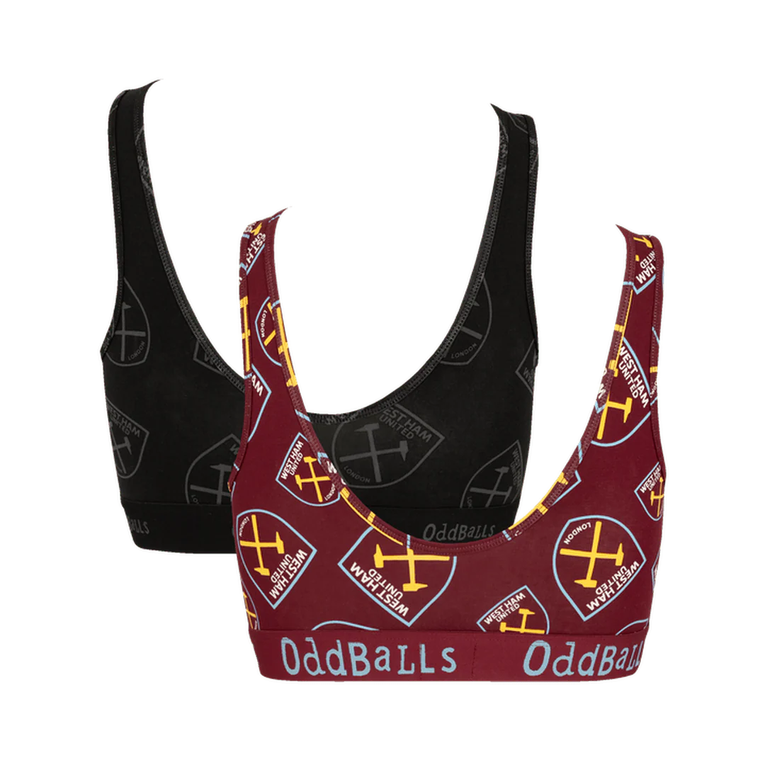 West Ham United Bundle - Ladies Bralette 2 Pack Bundle - Image 2