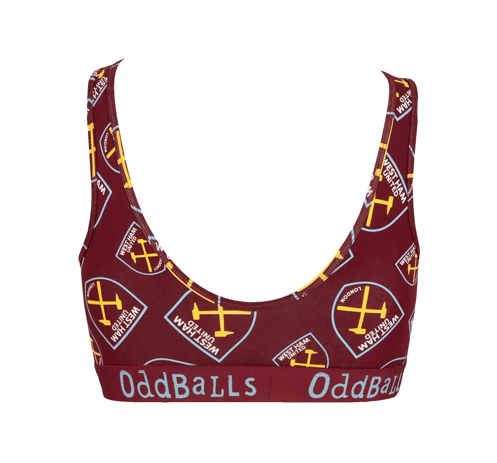 West Ham United Claret - Ladies Bralette - Image 2