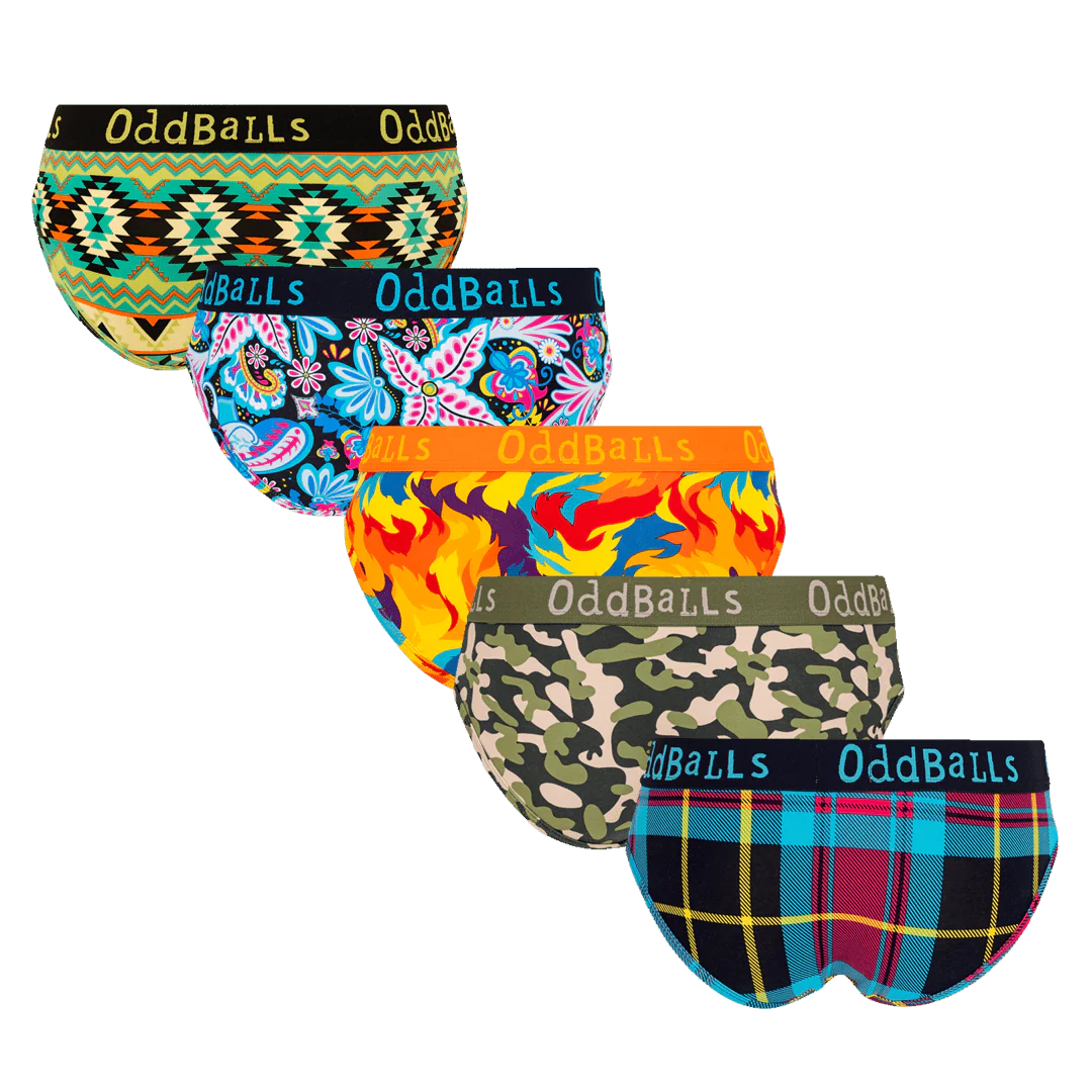 Wild Bloom Bundle - Ladies Briefs 5 Pack Bundle - Image 2