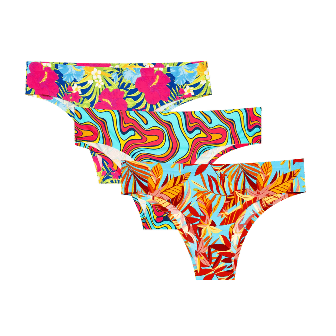 Winter Getaway Bundle - Ladies Seamless Brazilian Briefs 3 Pack Bundle