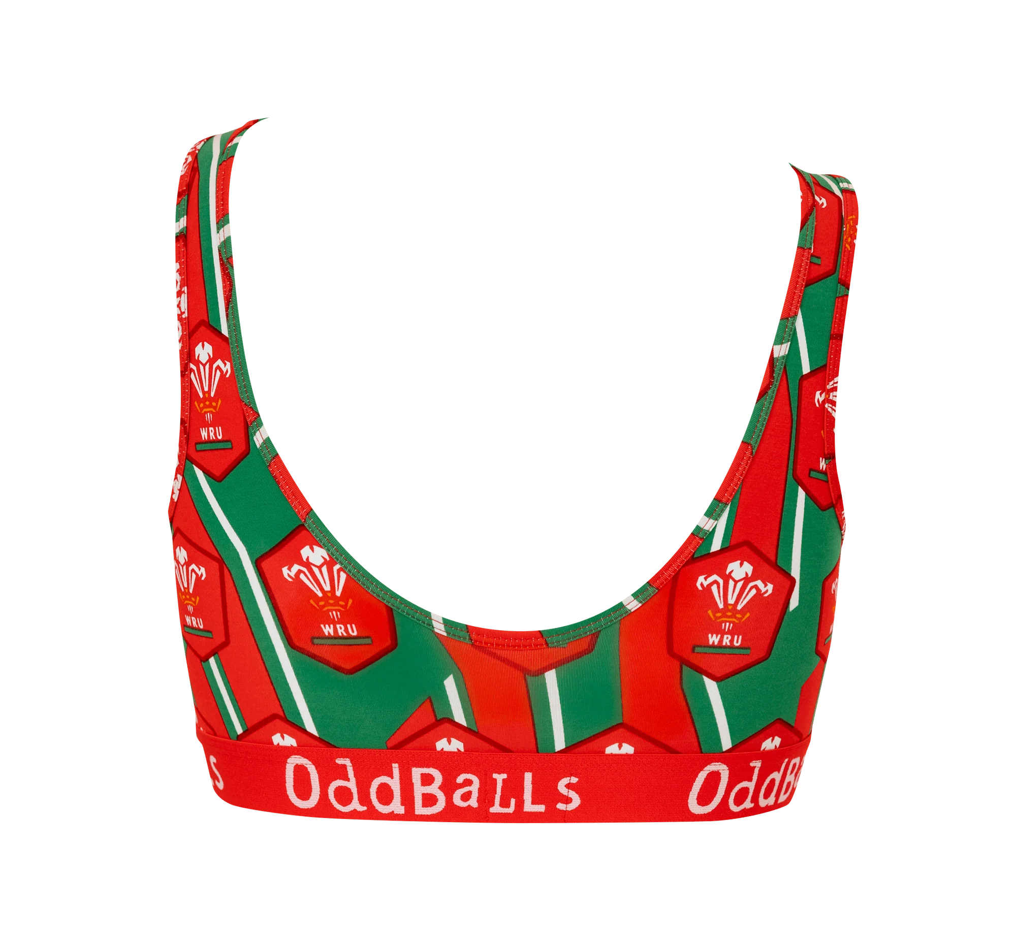 Welsh Rugby Union Alternate - Ladies Bralette - Image 2